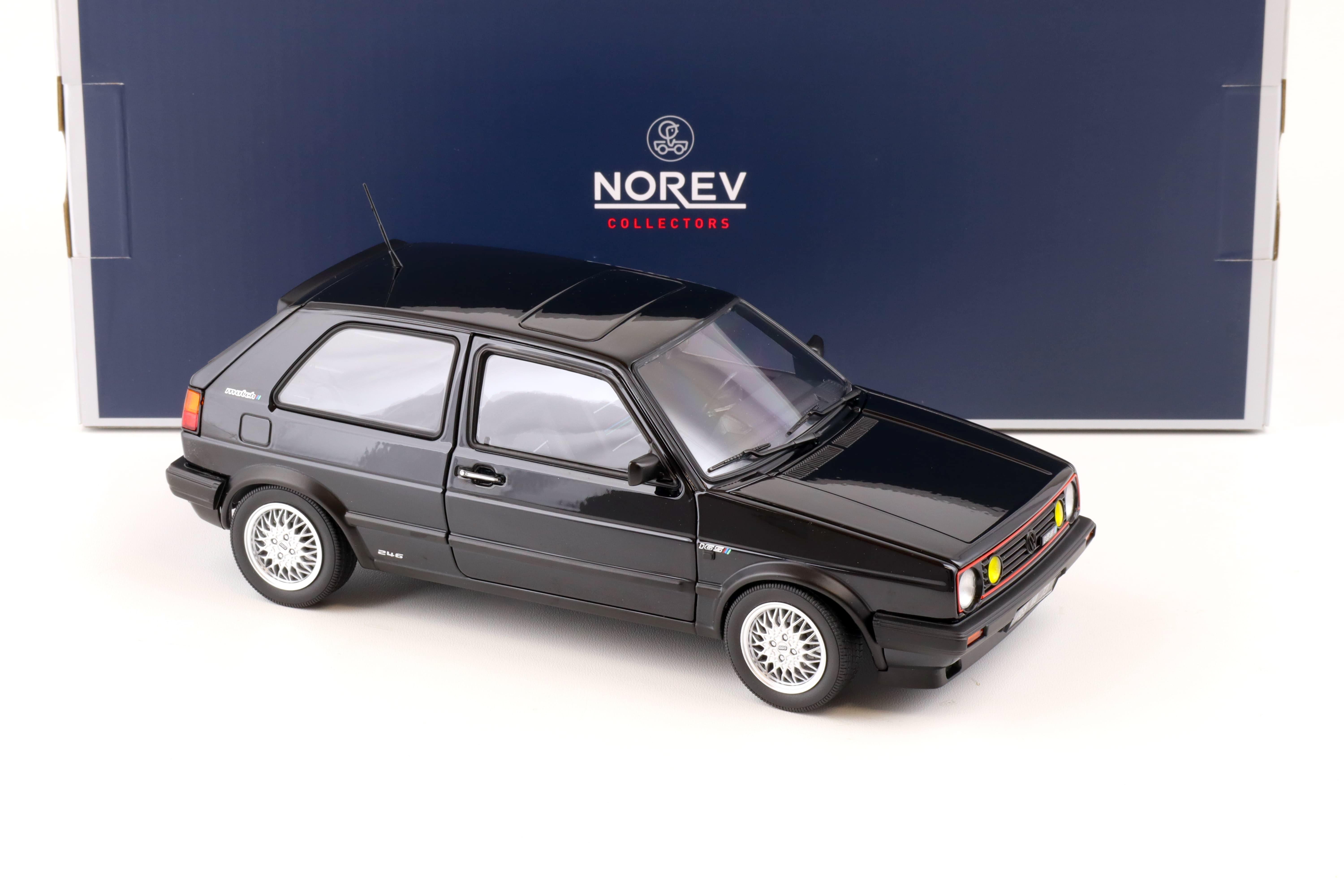 出産祝いなども豊富 VW Norev 1:18 Golf eBay | metallic black 1989 Match GTI 2 ミニカー