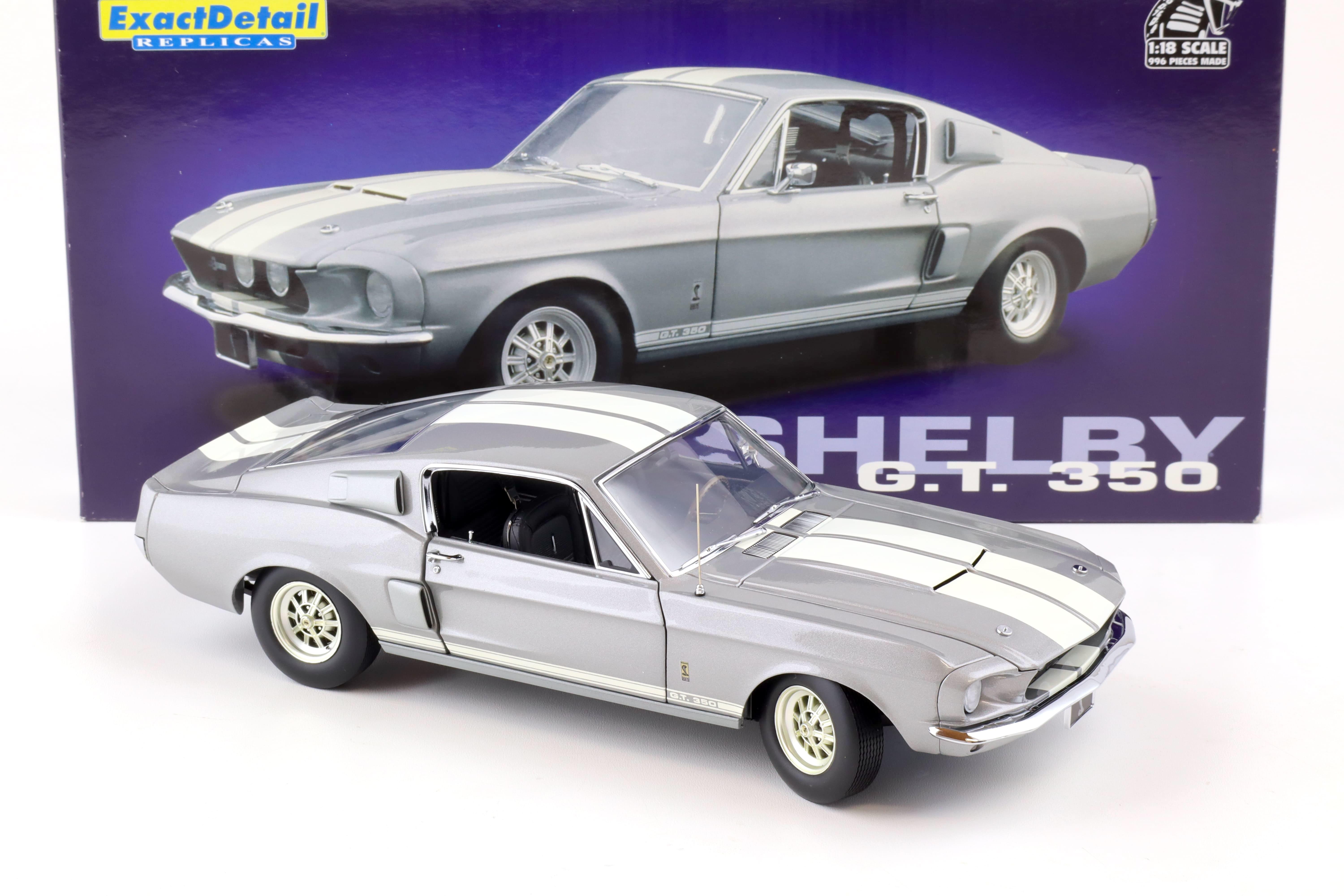 1:18 Exact Detail 1967 Shelby GT 350 Coupe 1967 grey