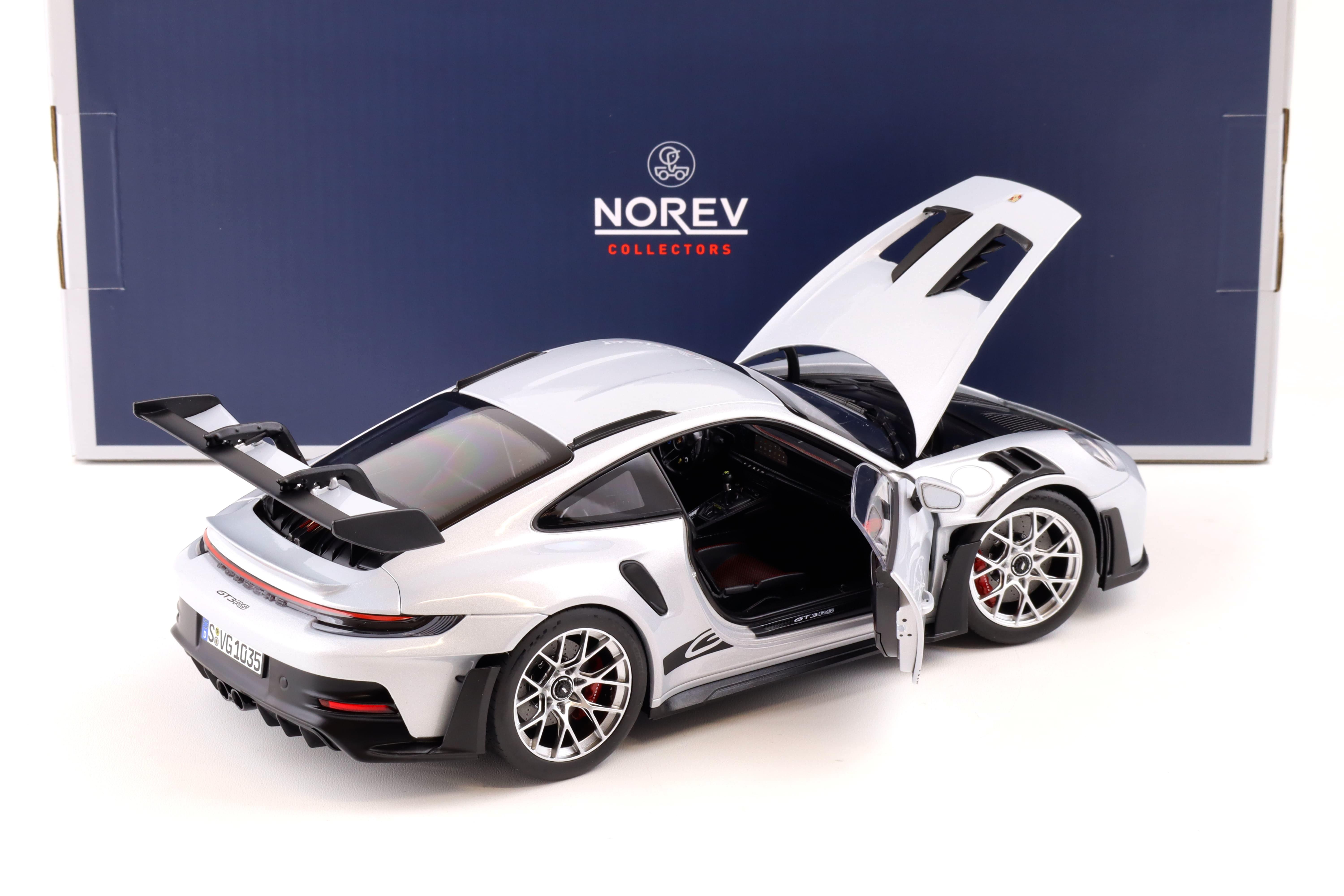 205-202 ノレブ 1/18 ポルシェ 911 GT3 RS 2022 1/18 Porsche 911 (992) GT3 RS 2022 Shark Blue Diecast Model