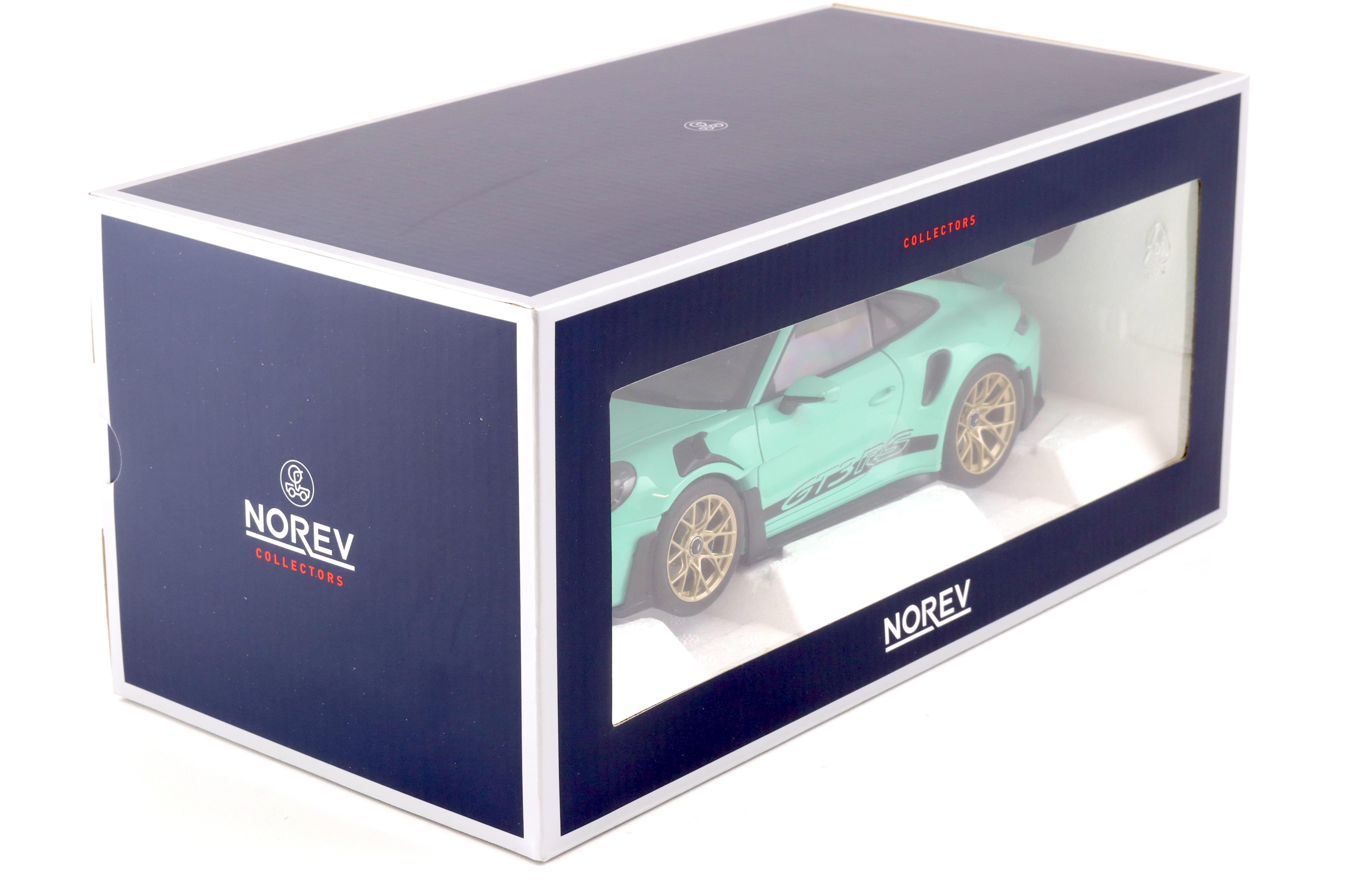 【NOREV】1/18 PORSCHE 911 GT2 1:18 Norev Porsche 911 (992) GT3 RS Coupe 2022 Mint green