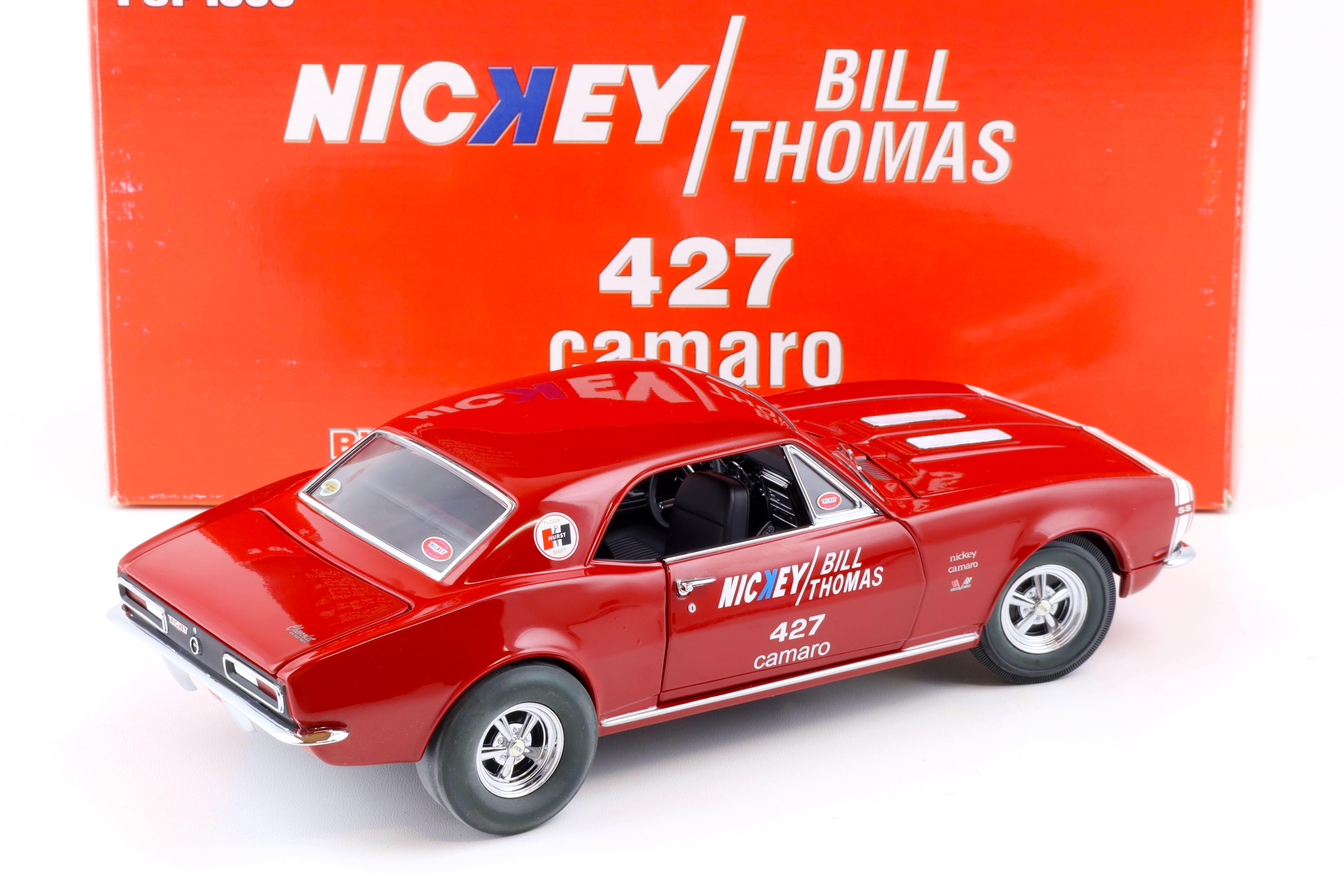 憧れの 1:18 Bill Nickey 427 Camaro Chevrolet 1967 Detail Exact 洋楽