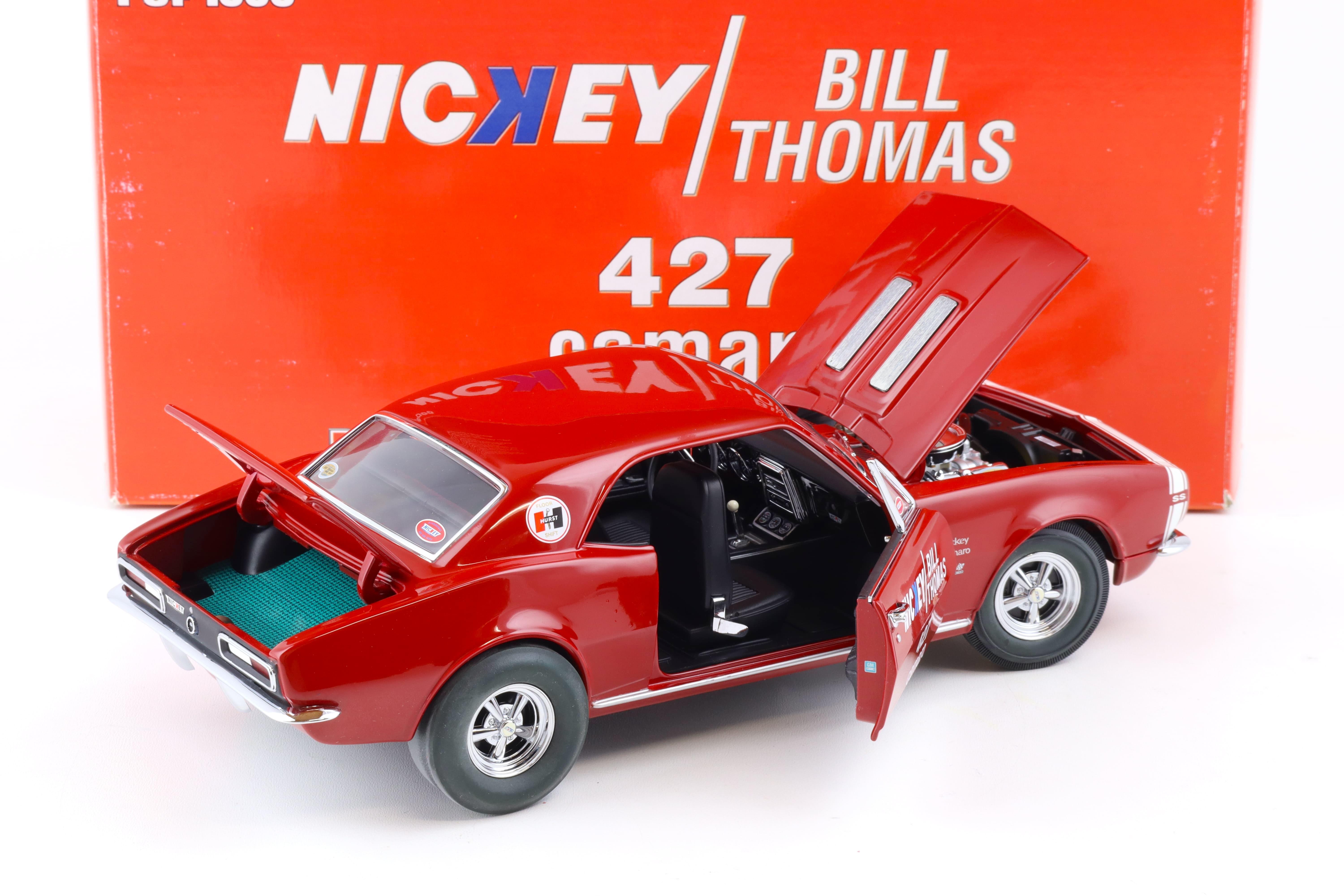 1st loveセット 1:18 Exact Detail 1967 Chevrolet Camaro 427 Nickey Bill