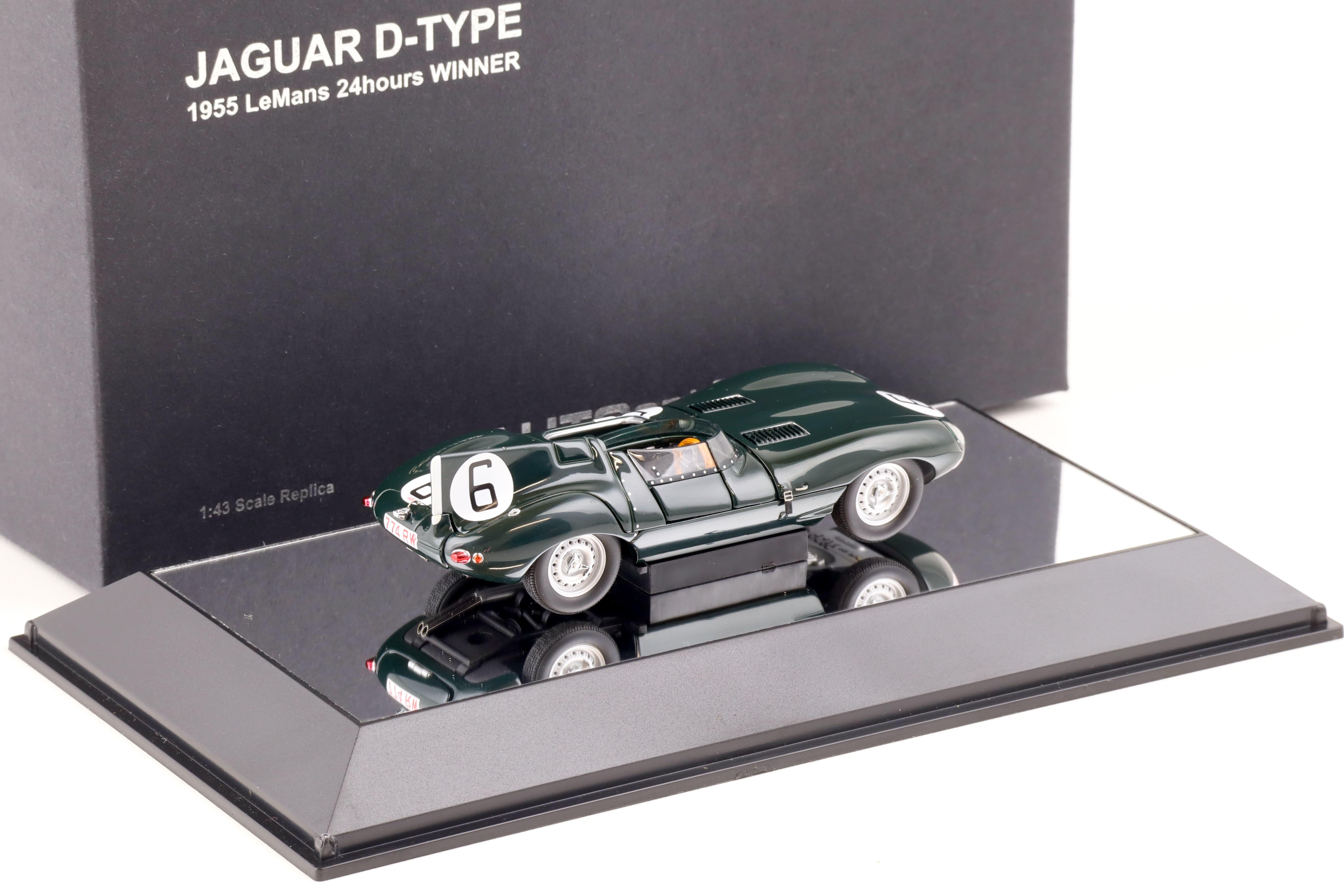 1:43 AUTOart Jaguar D-TYPE 1955 LeMans 24h Winner J.M.