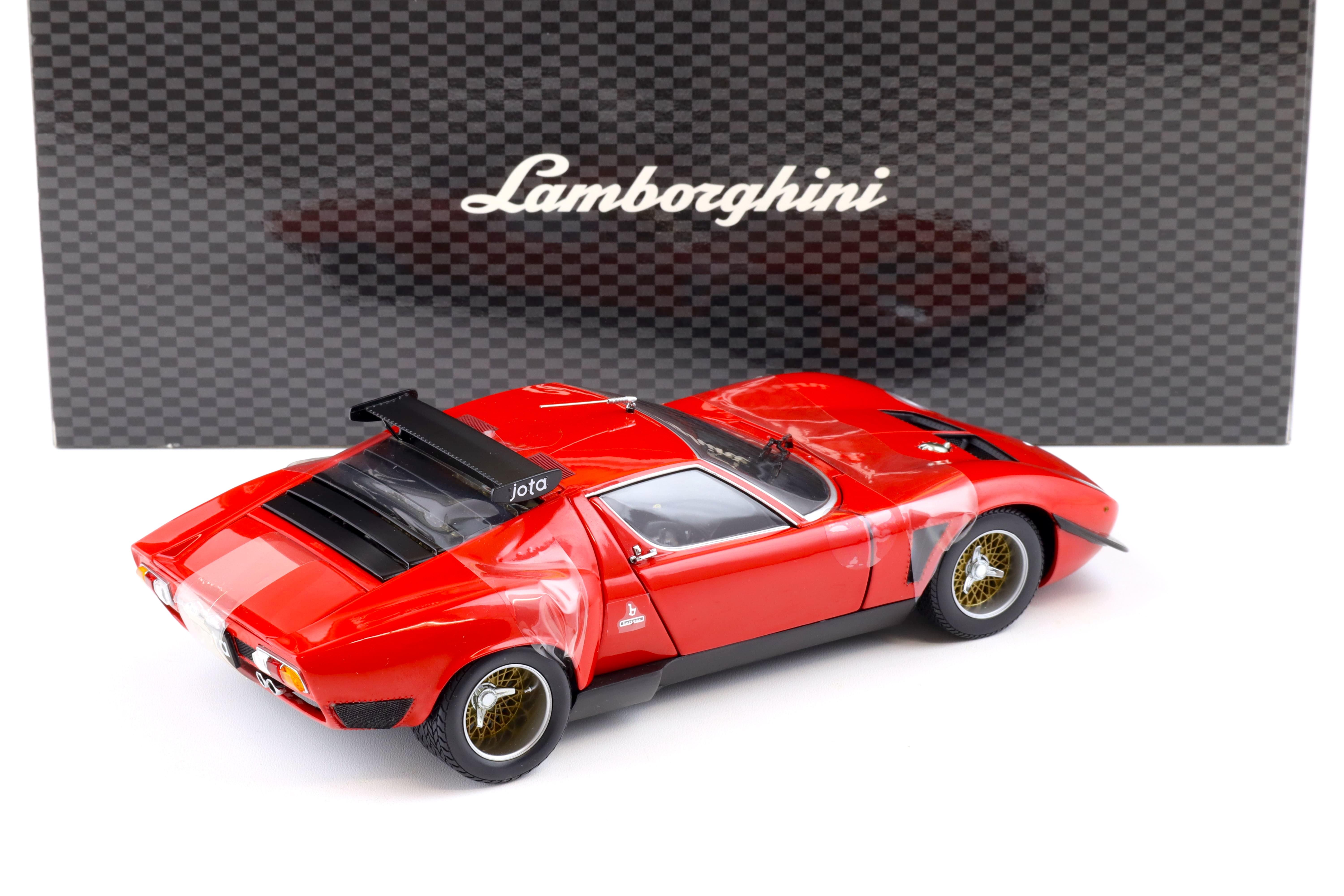 Lamborghini jota 1/18 赤 1:18 Kyosho Lamborghini Jota SVR 2008 red/ gold interior | eBay