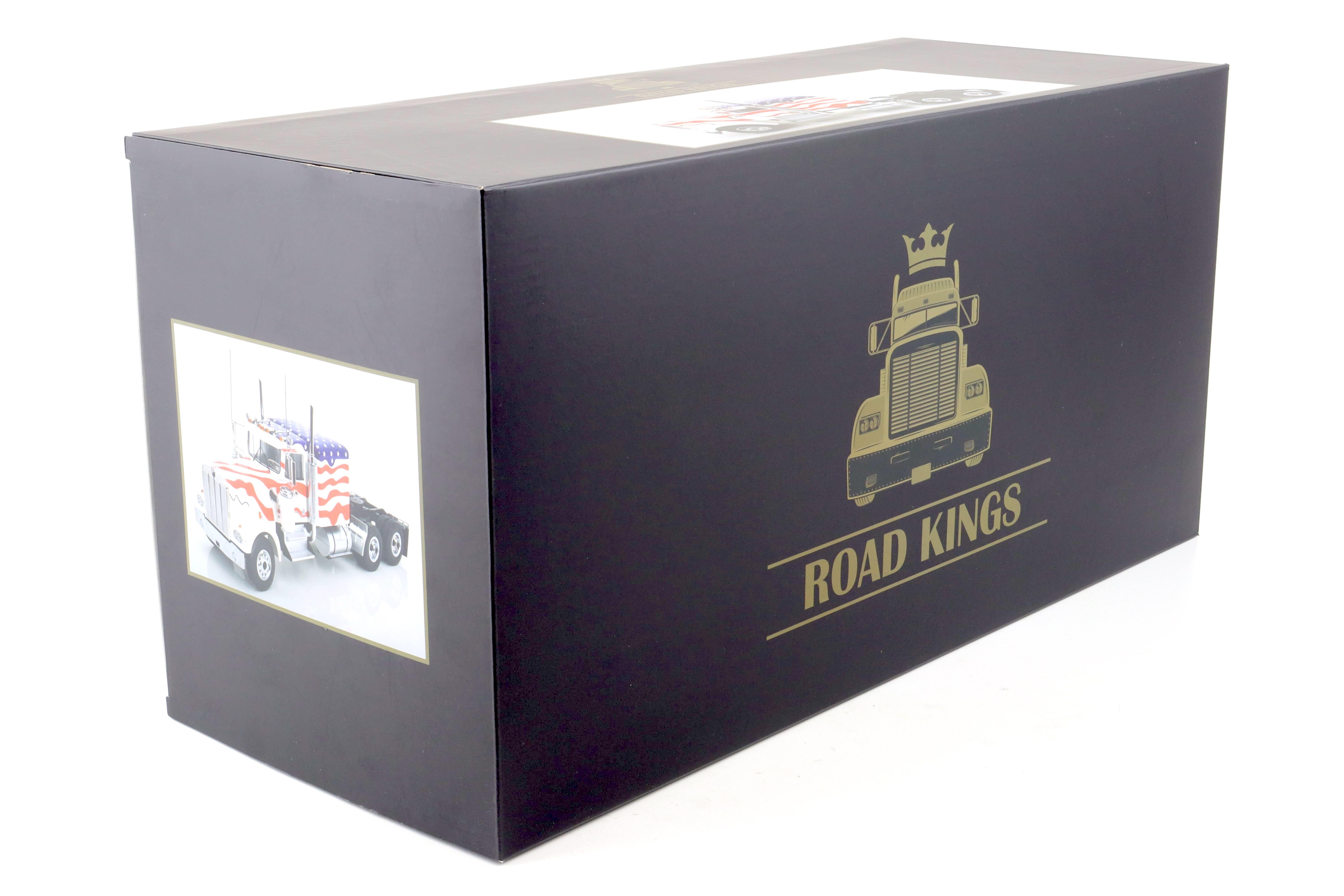 Modèle Réduit Kenworth W900 1:18 Stars & Stripes 1975 - Road Kings, 45 Cm