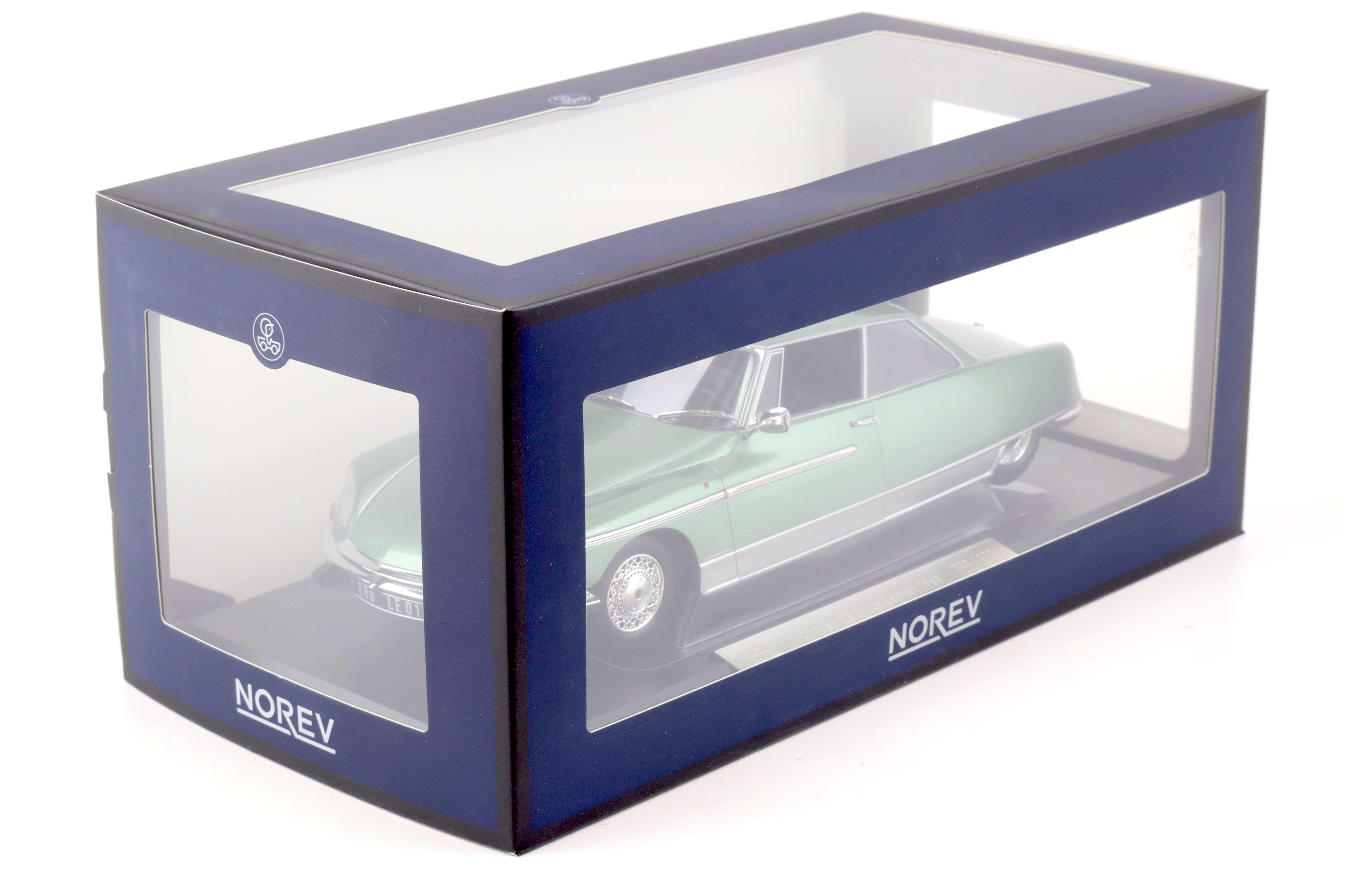 1:18 Norev Citroen DS 21 Le Leman 1968 Green Metallic - Limited 200 Pcs. | UK