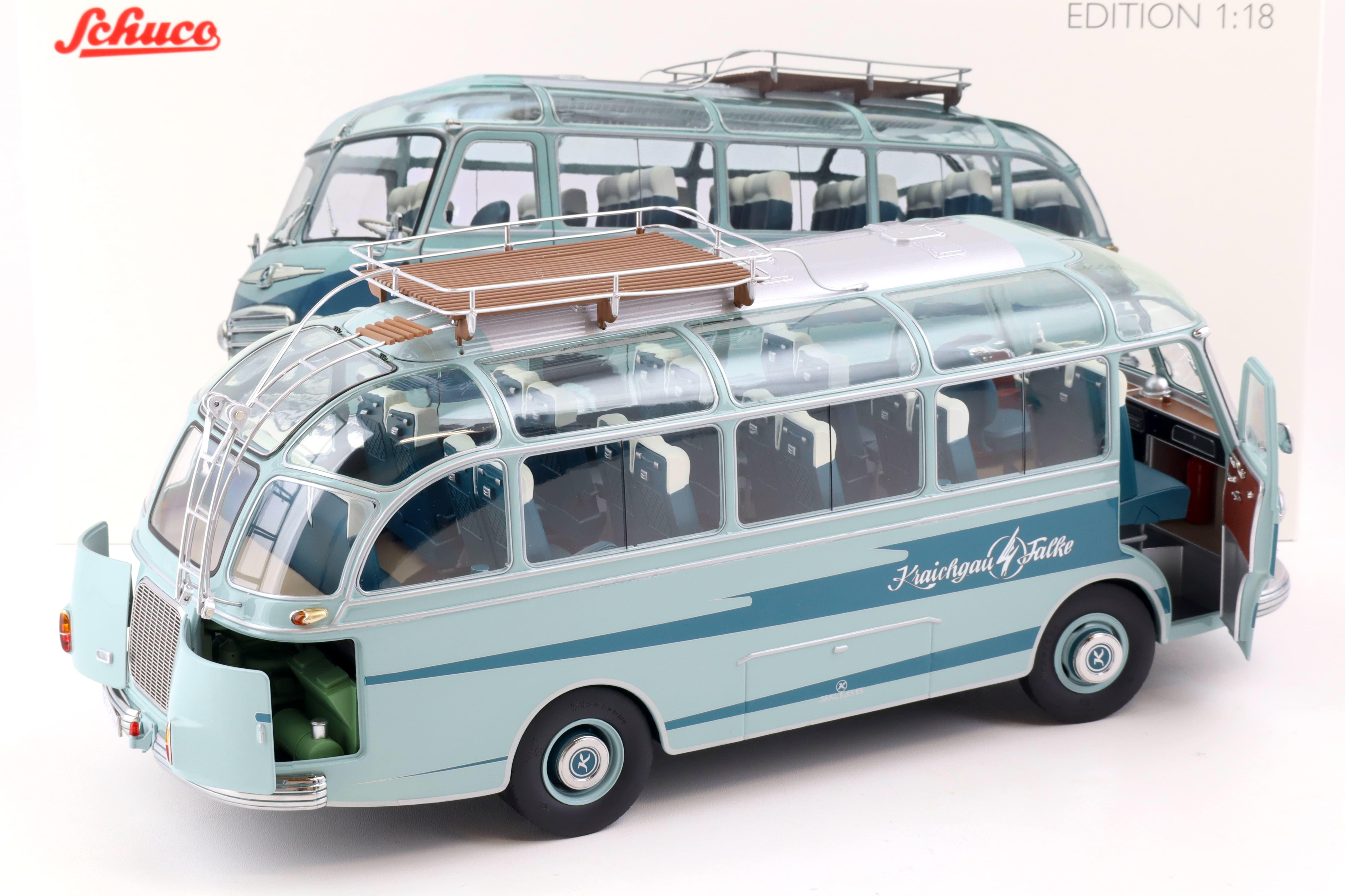 1:18 Schuco Setra S6 Reisebus 