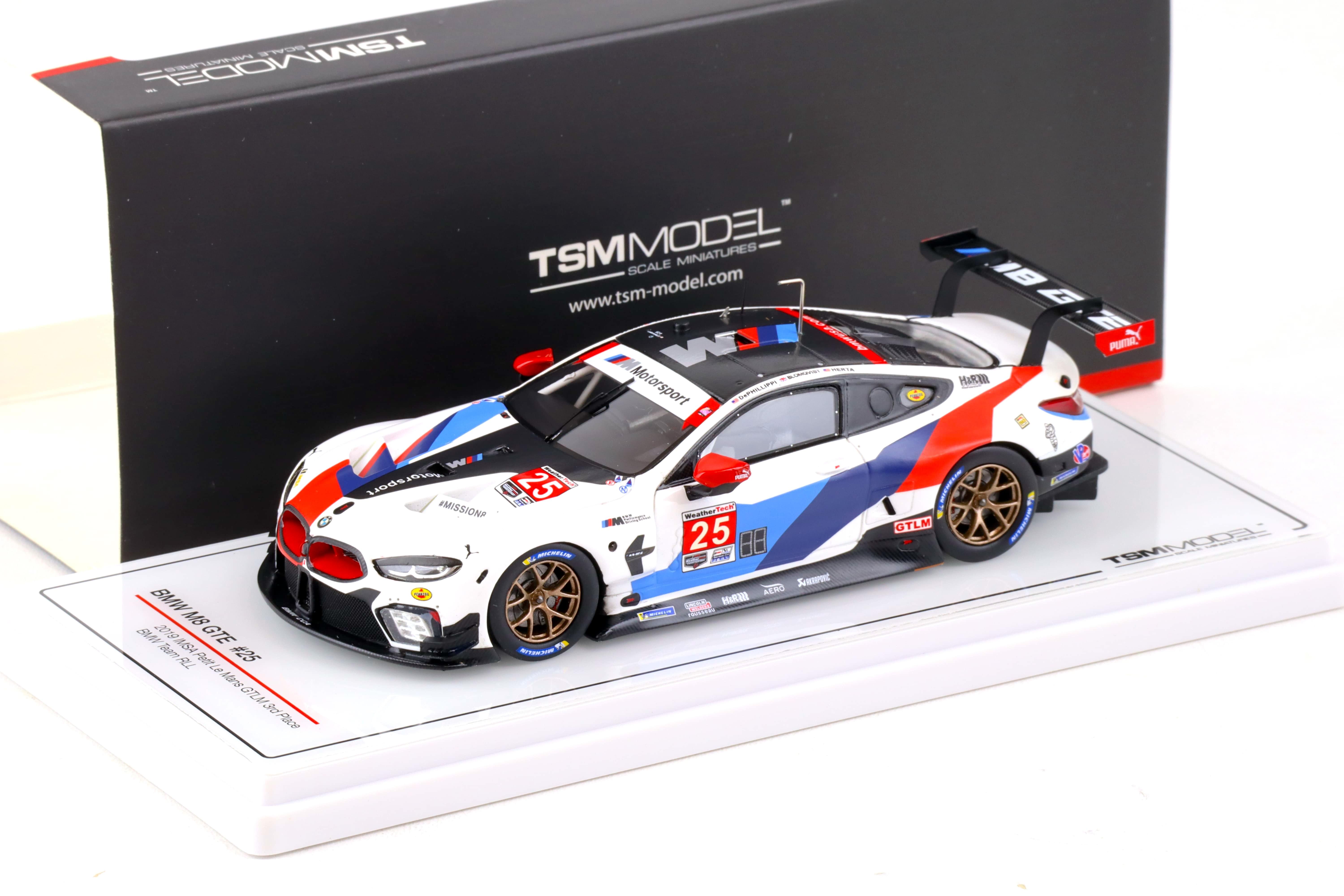 1/43 TSM MODEL BMW M8 GTE 2018 ルマン TSM × スパーク 1/43 BMW M8 GTE ルマン 24h 2018 No.82 TSM430488