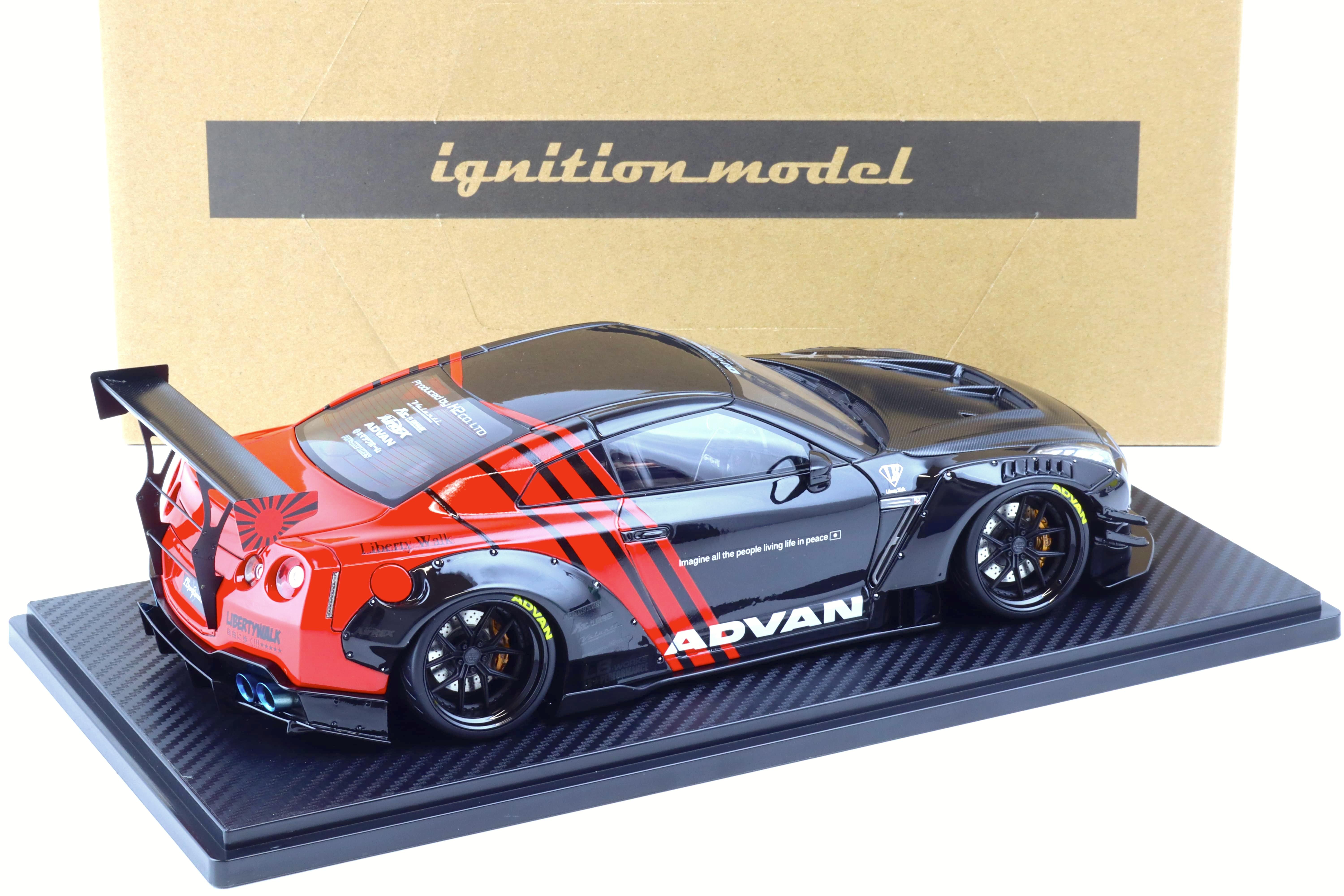 イグニッションモデル 1/18 LB-WORKS GT-R R35 ADVAN 1:18 Ignition Model IG2345 LB-WORKS Nissan GT-R R35 Type 2