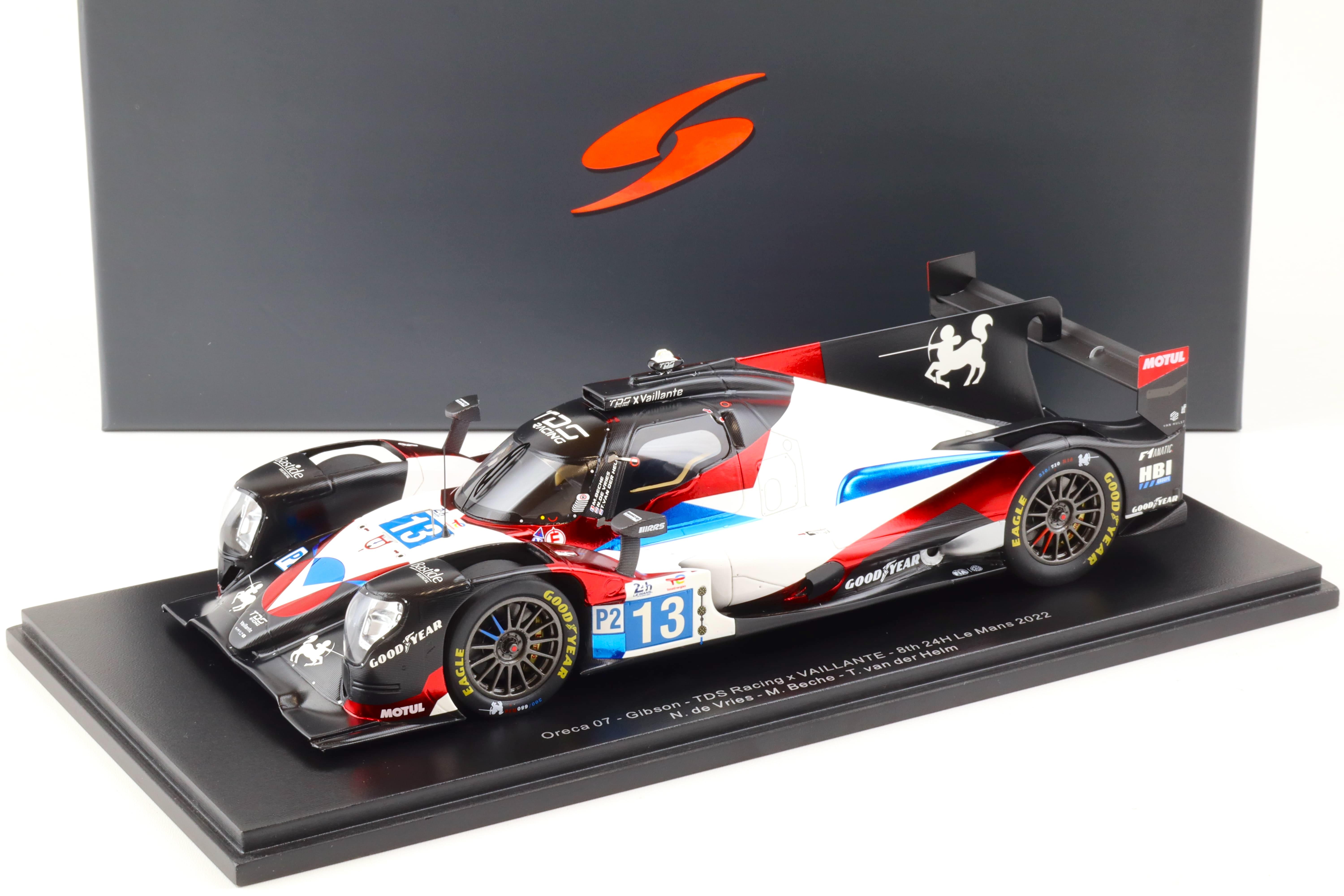 Oreca 07 Gibson TDS Racing x Vaillante 8° Le Mans 2022 - scale 1/18th