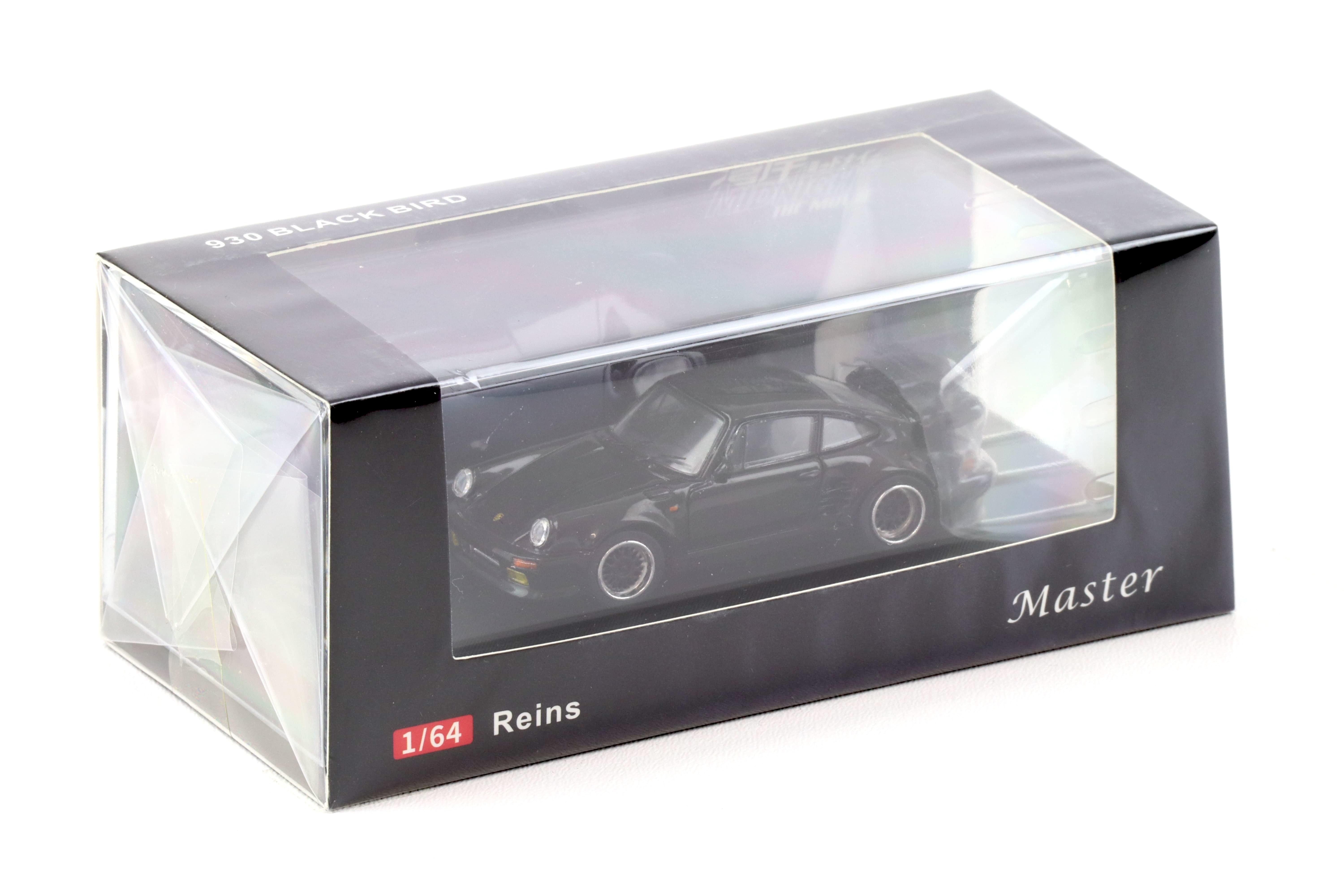 1:64 Master Porsche 911 930 Turbo Black Bird Midnight black