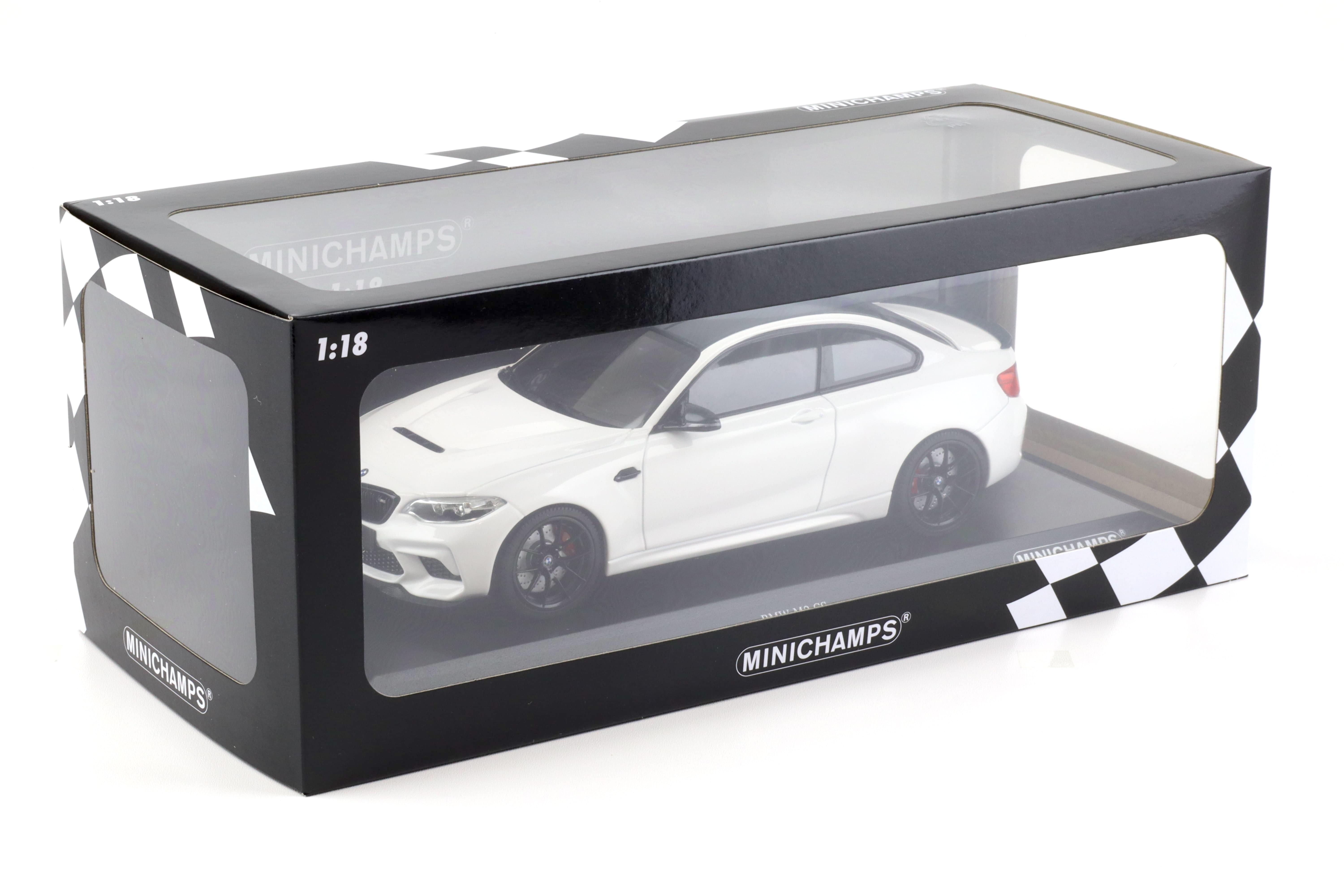 商品画像：Minichamps 2020 BMW M2 CS Coupe (F87) Alpine White 1:18 2