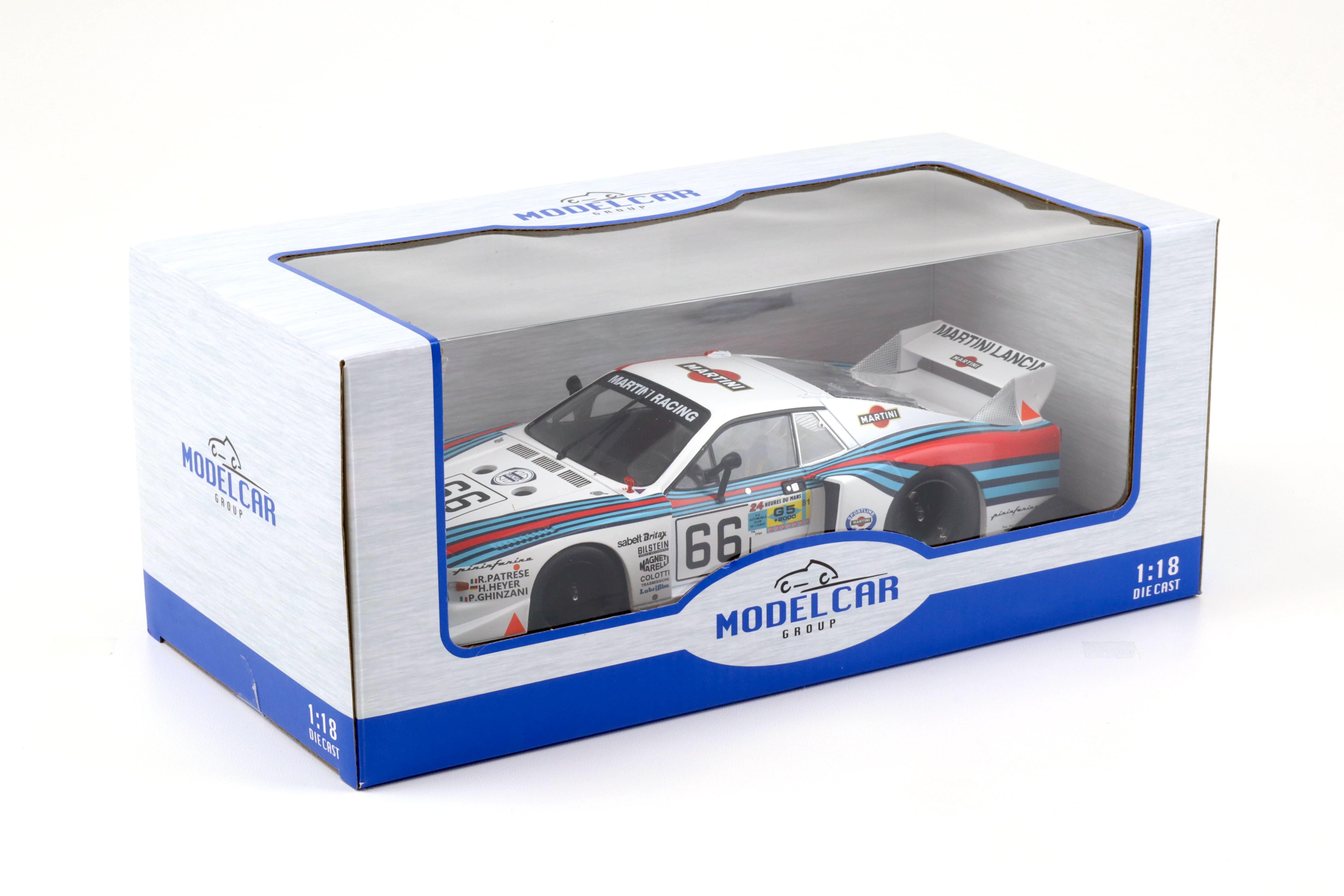 1:18 MCG Lancia Beta Monte Carlo Gr.5 - 24h Le Mans 1981 Martini