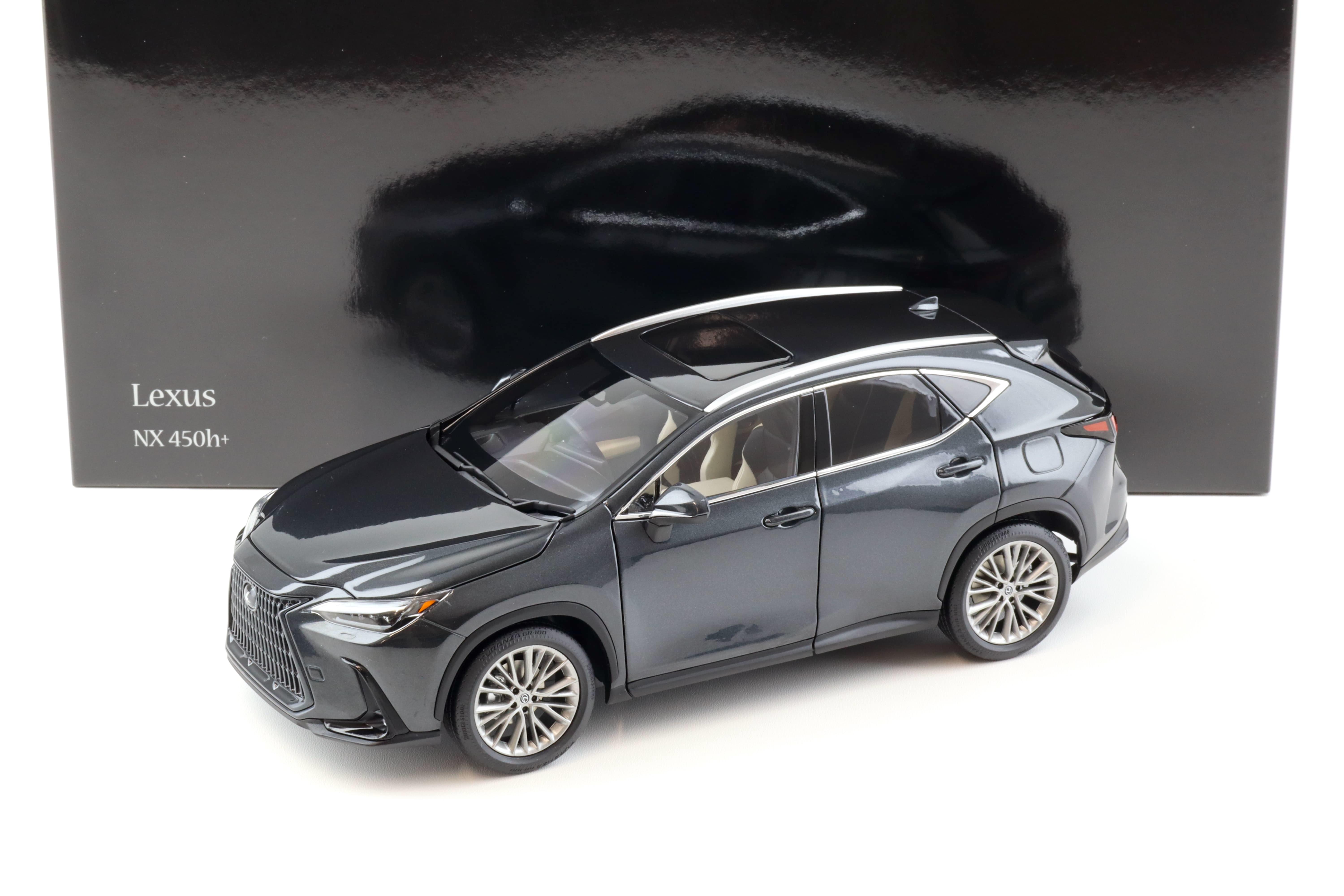 1:18 Kyosho Lexus NX 450h+ SUV 2022 Graphite Black GF