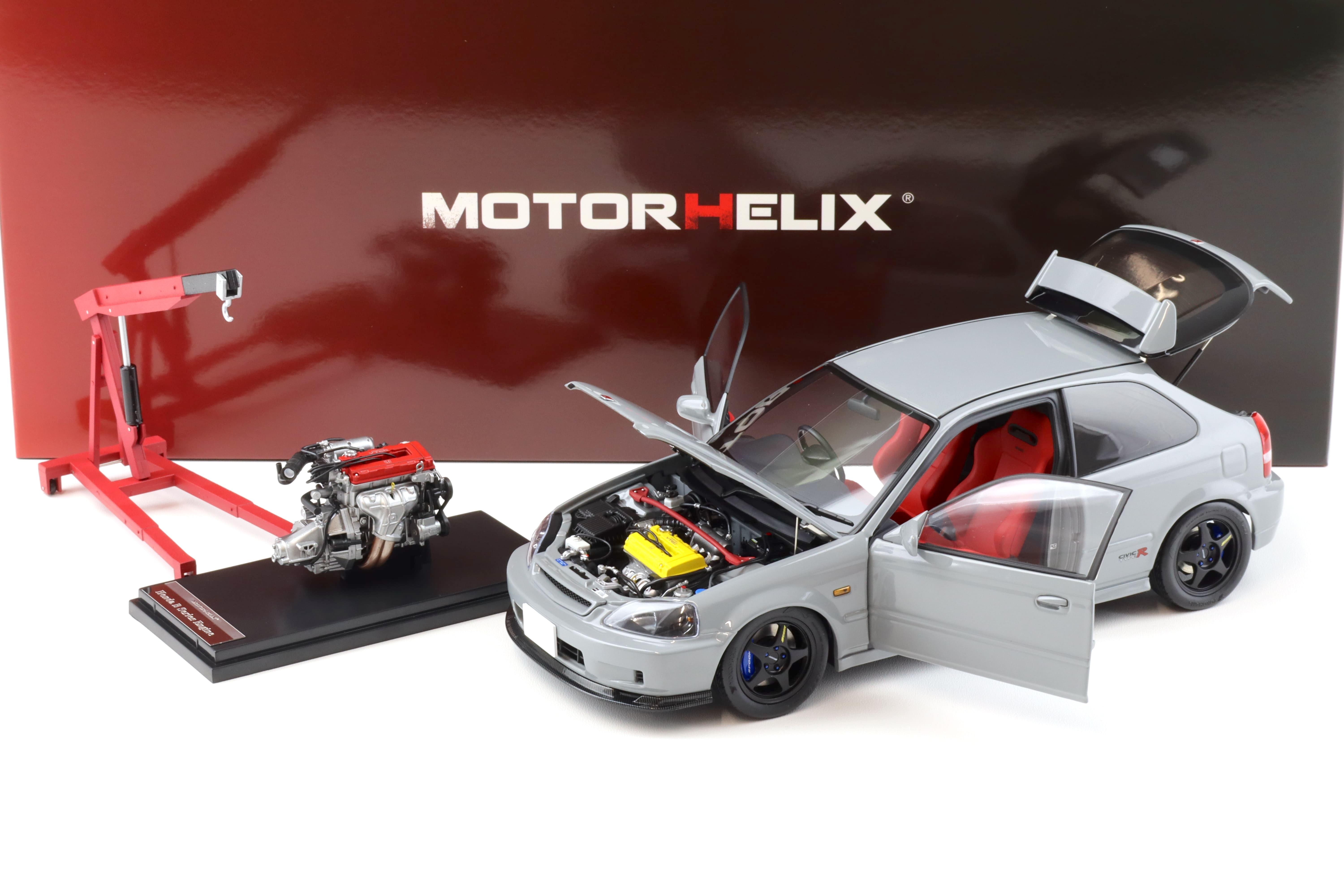 ミニカー Motorhelix 1/18 Honda civic type R (ek9) 1/18 Motorhelix Honda Civic Type R (EK9) (Championship White
