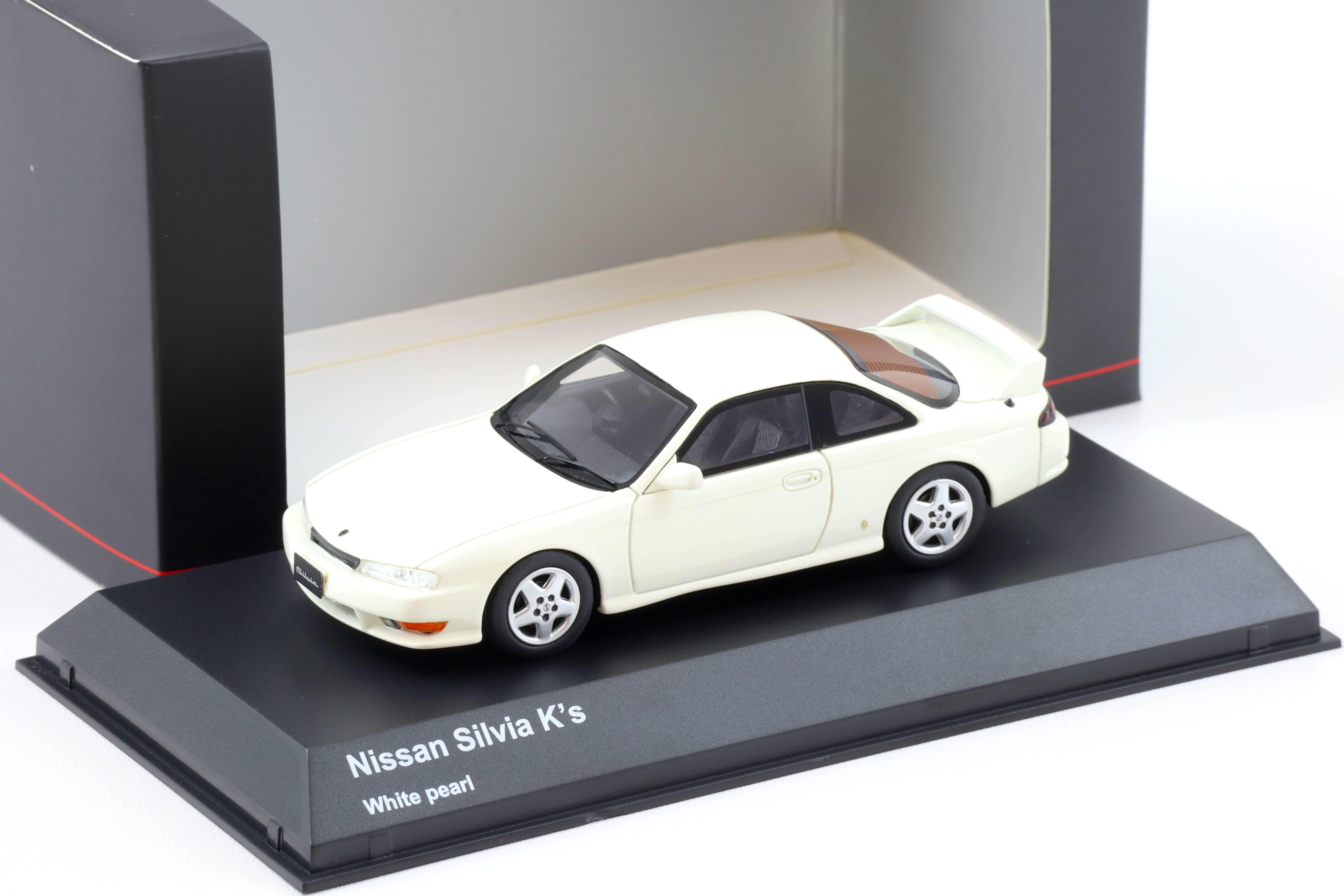 1:43 Kyosho Nissan Silvia K´s Coupe 1994 white pearl