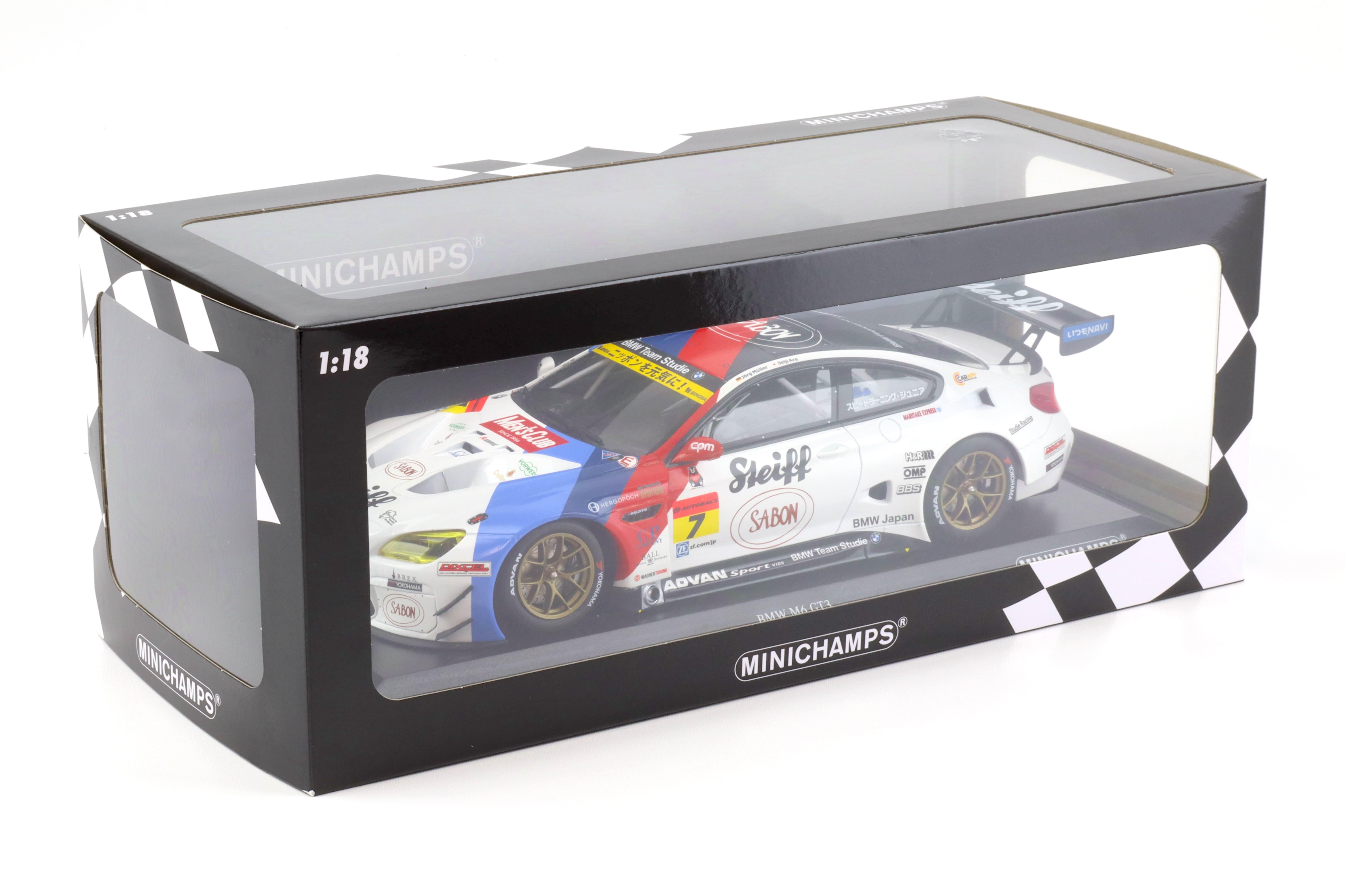 【SALE／10%OFF 1:18 Minichamps BMW M6 GT3 Team Studie AG STEIFF Super GT ミニカー