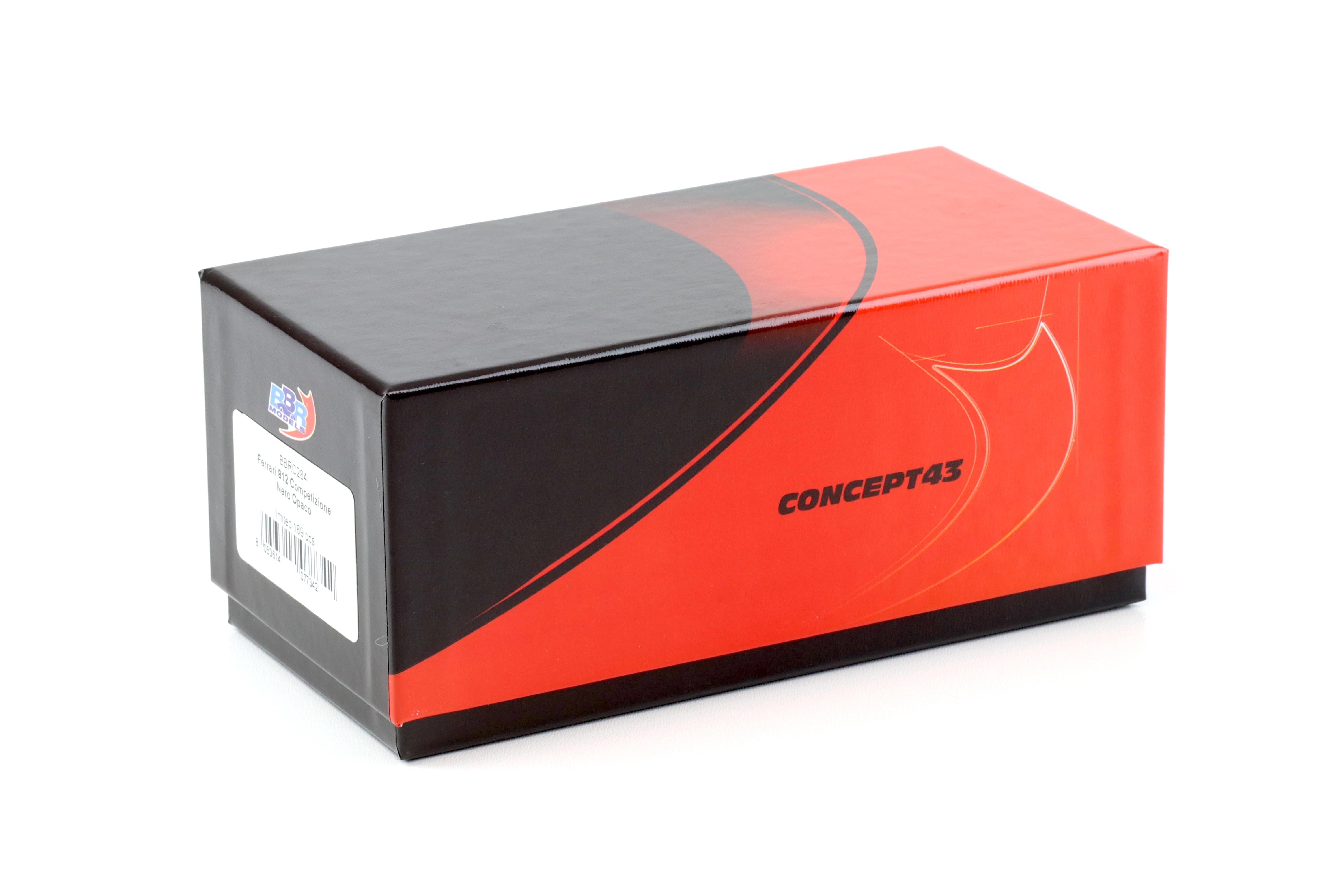 1:43 BBR Ferrari 812 Competizione Black Matte Charles