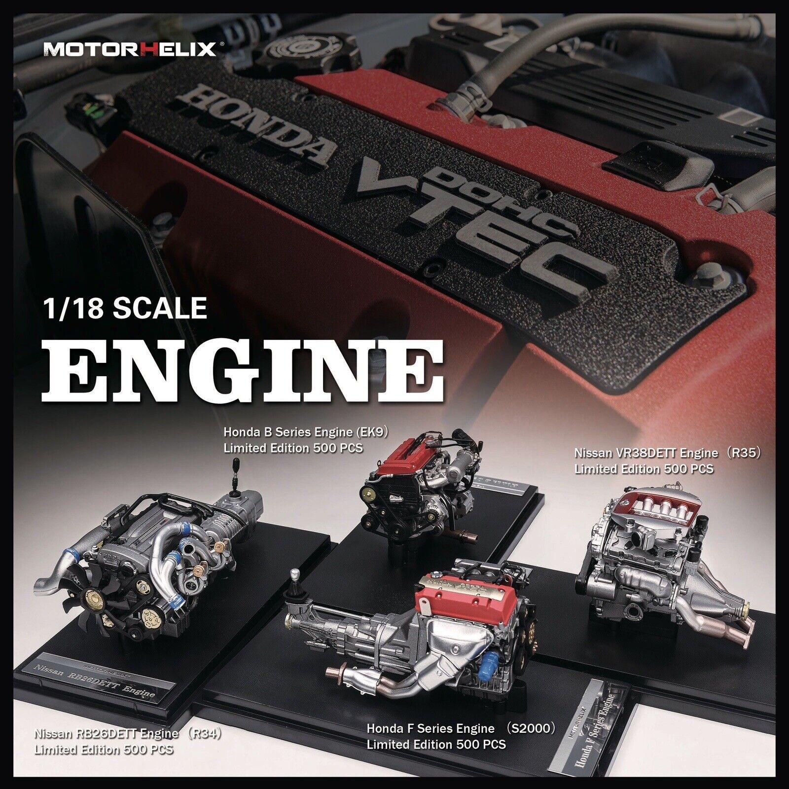 1:18 Motorhelix Accessory Nissan Skyline GT-R (R34) RB26DETT