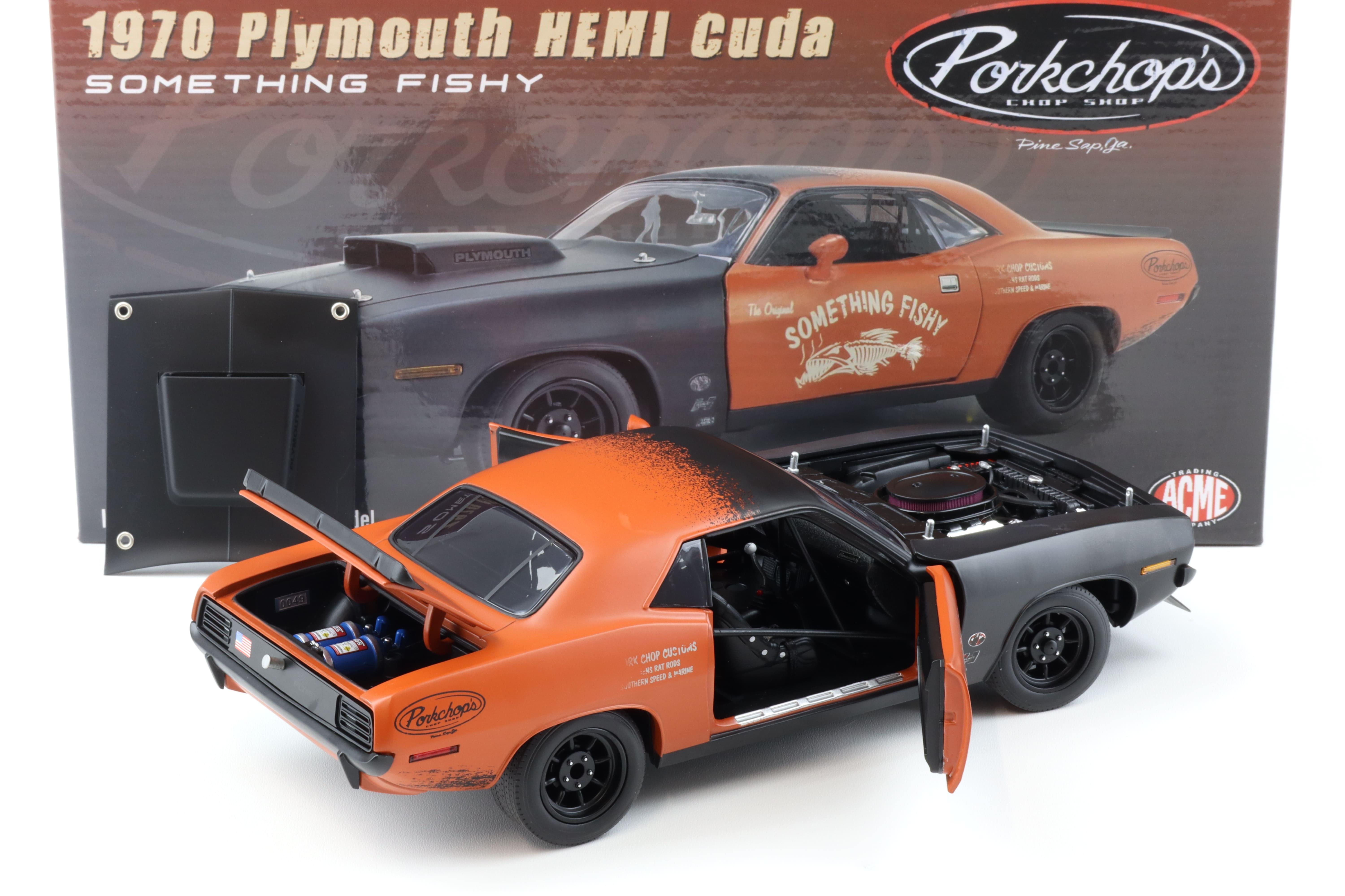 1:18 ACME 1970 Plymouth Hemi Cuda Something Fishy Porkchop´s Chop 