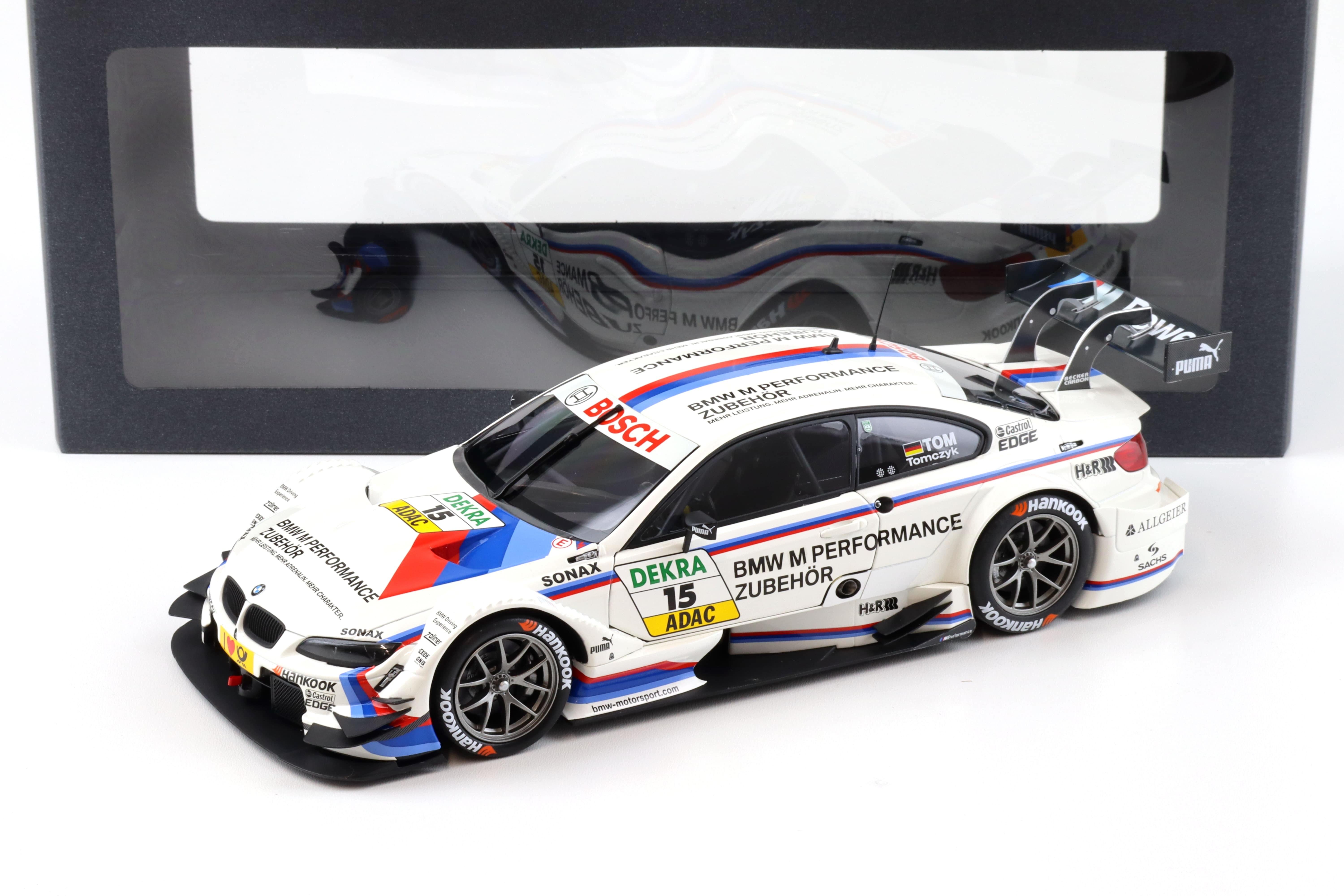 1:18 Minichamps Bmw M3 E92 Dtm 2013 Tomczyk #15 White Dealer