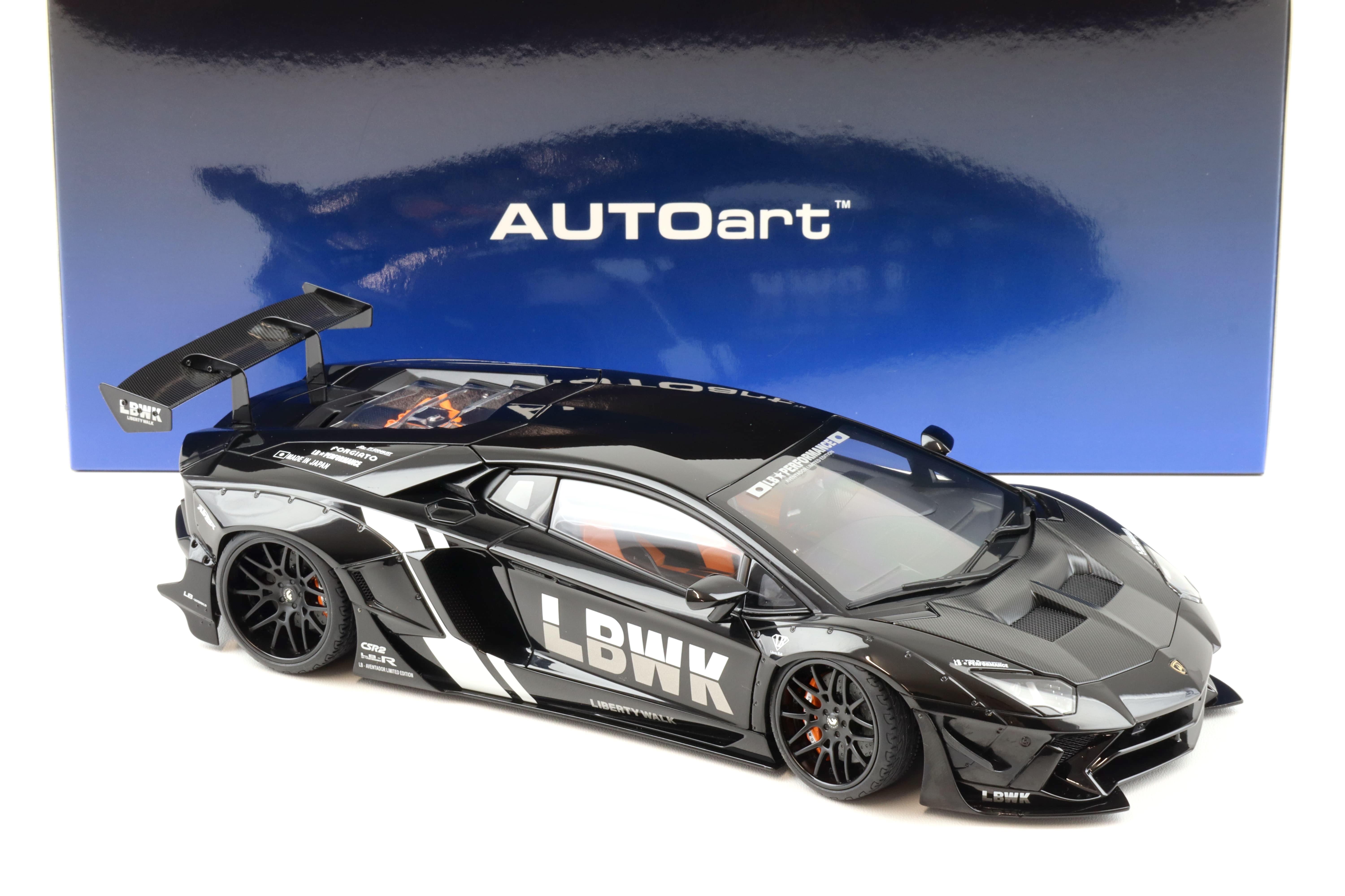 1:18 AUTOart Liberty Walk LB-WORKS Lamborghini Aventador LBWK