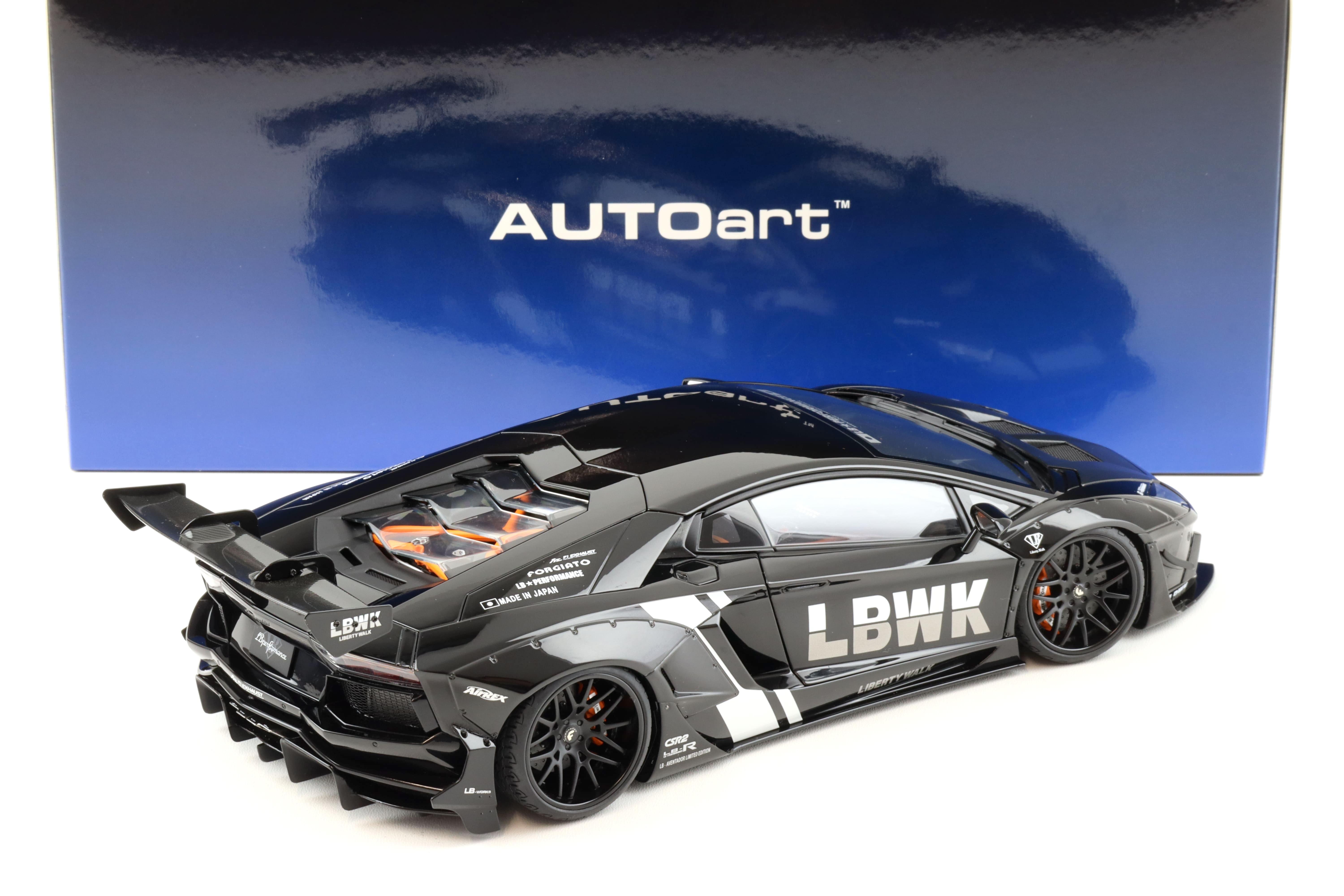1:18 AUTOart Liberty Walk LB-WORKS Lamborghini Aventador