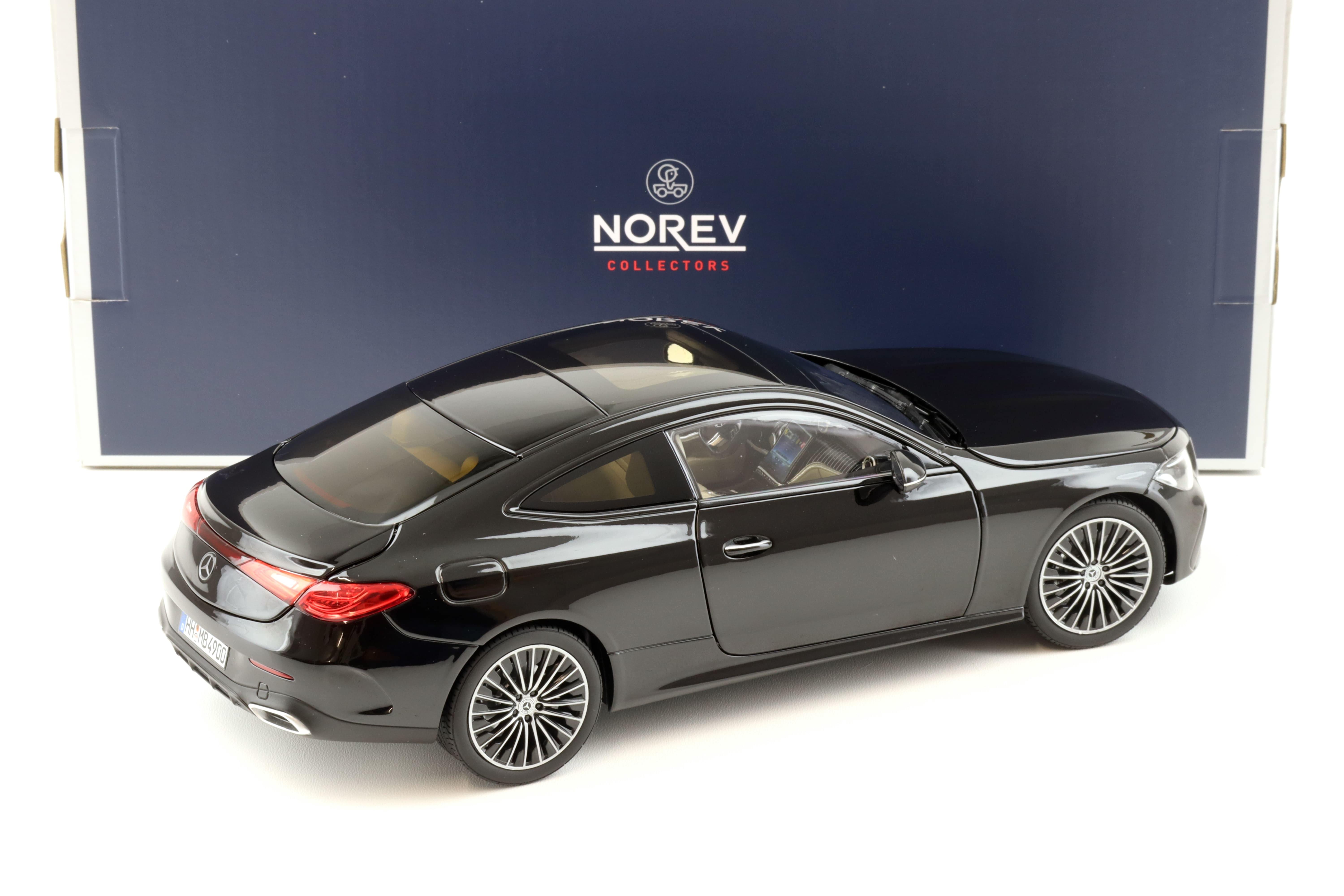 1:18 Norev Mercedes Cle Coupe C236 Obsidian Black Metallic