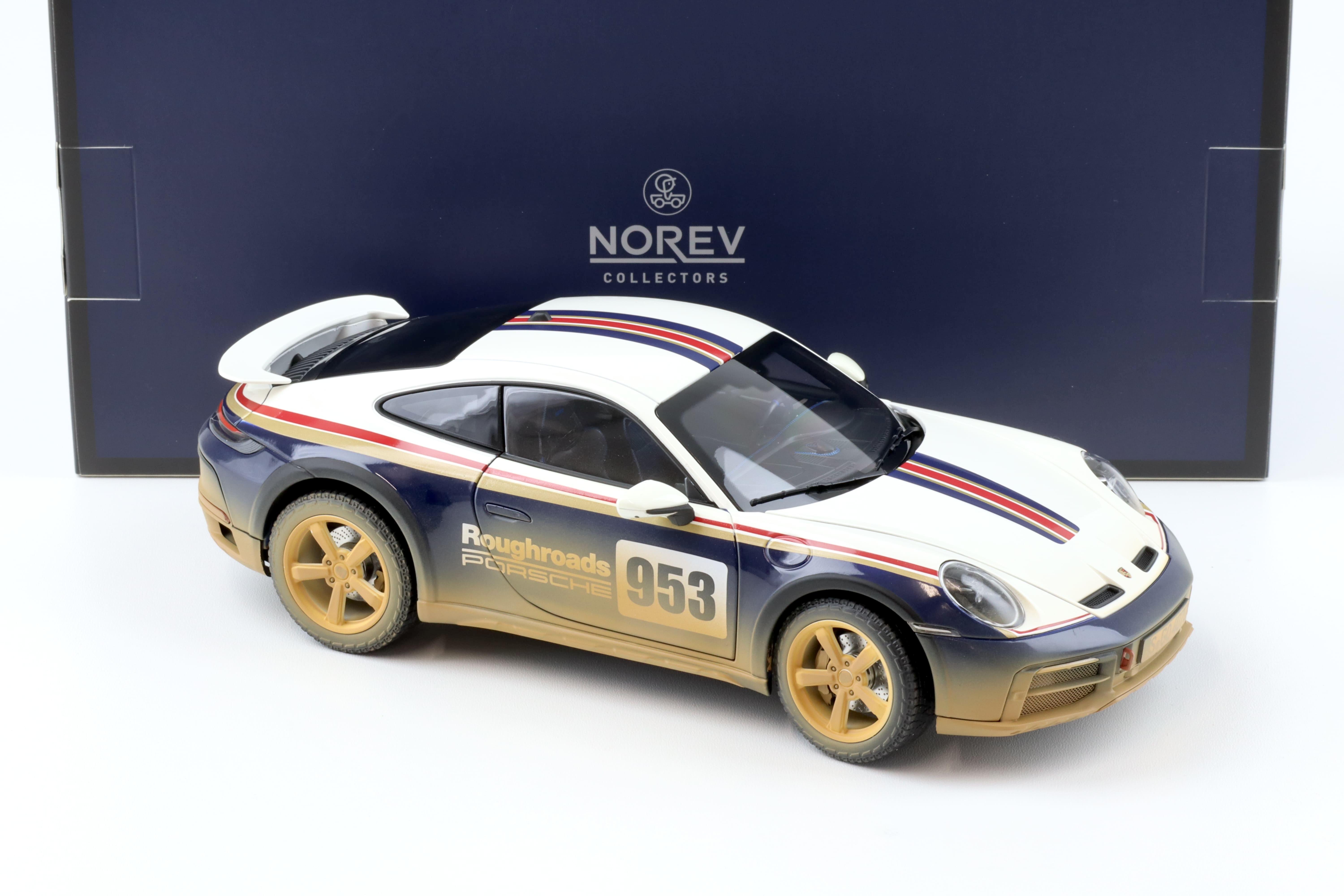 1:18 Norev Porsche 911 (992) Dakar Coupe 2023 Roughroads