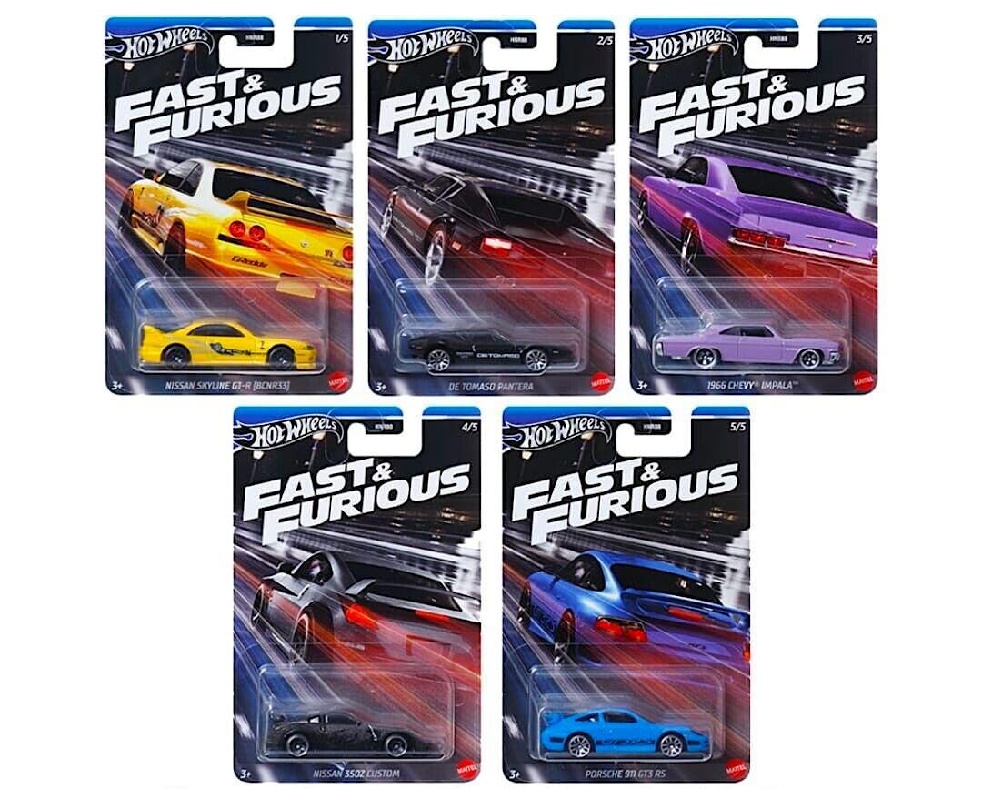 Paquete De 6 Hot Wheels 1:64 Fast And Furious Premium | Envío gratis