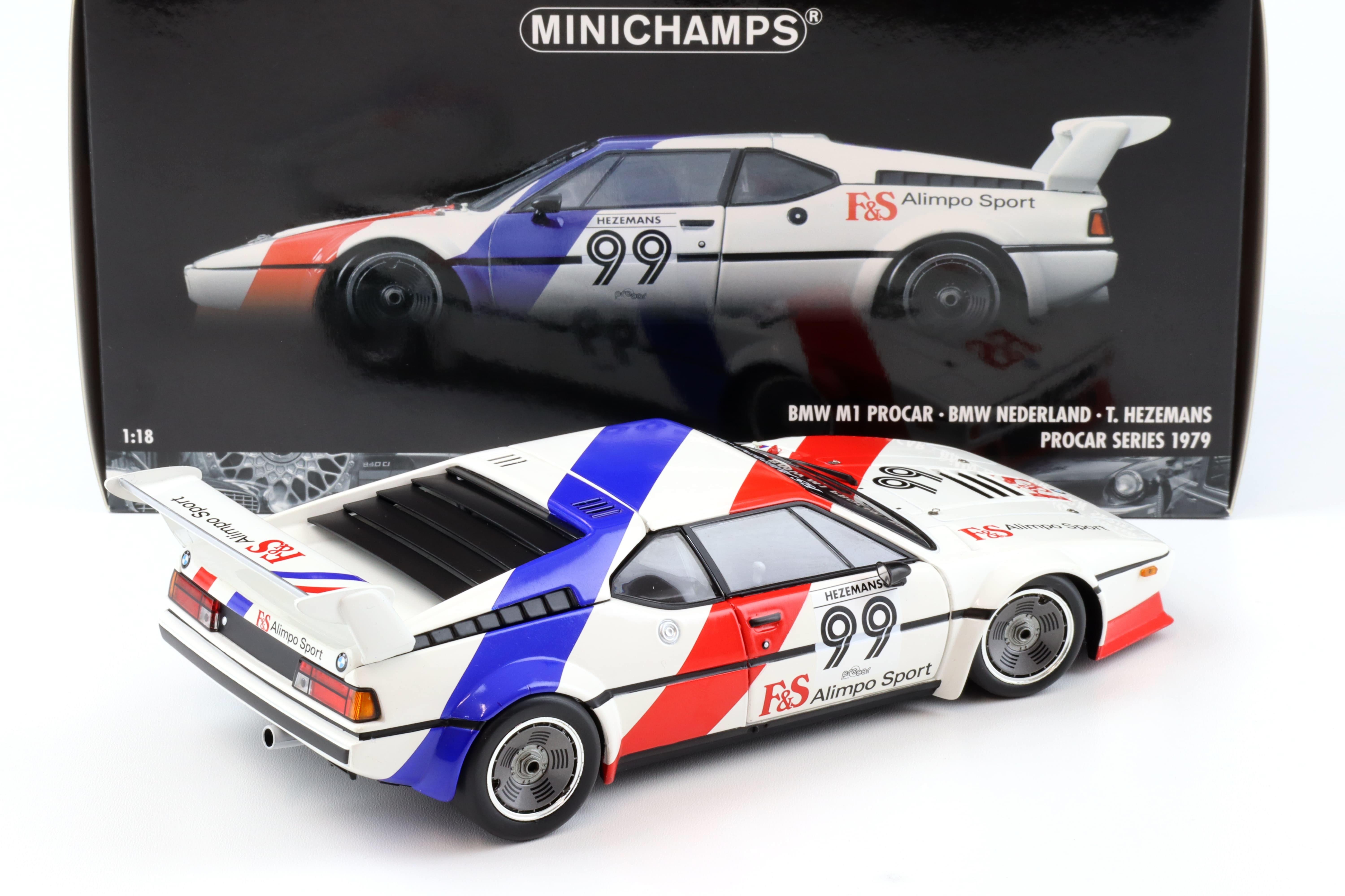 1:18 Minichamps BMW M1 Procar BMW Nederland #99 T.Hezemans Procar