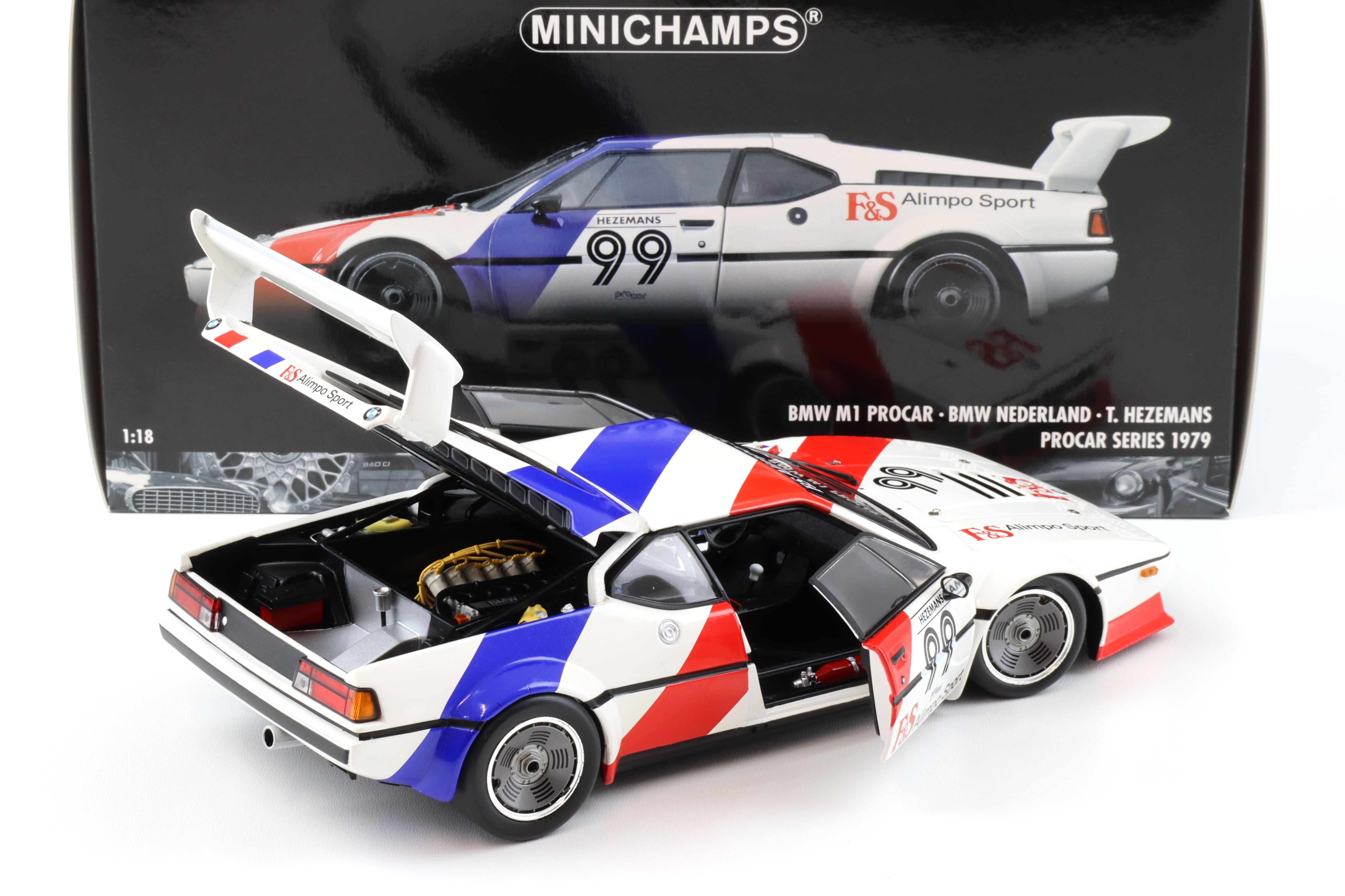 1:18 Minichamps BMW M1 Procar BMW Nederland #99 T.Hezemans