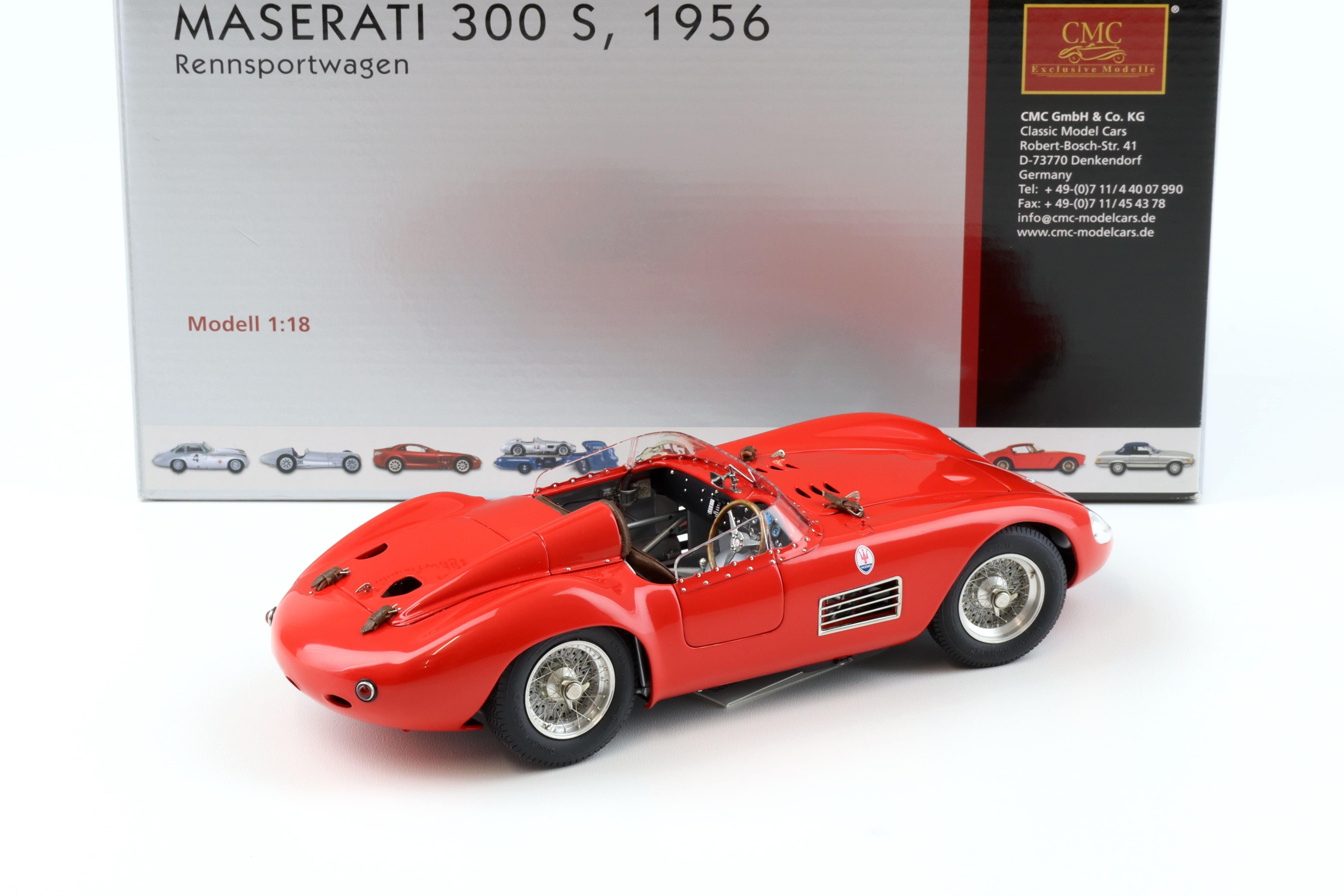 3000 Limited CMC 1/18 Maserati 300S 1956 Rolling Chassis