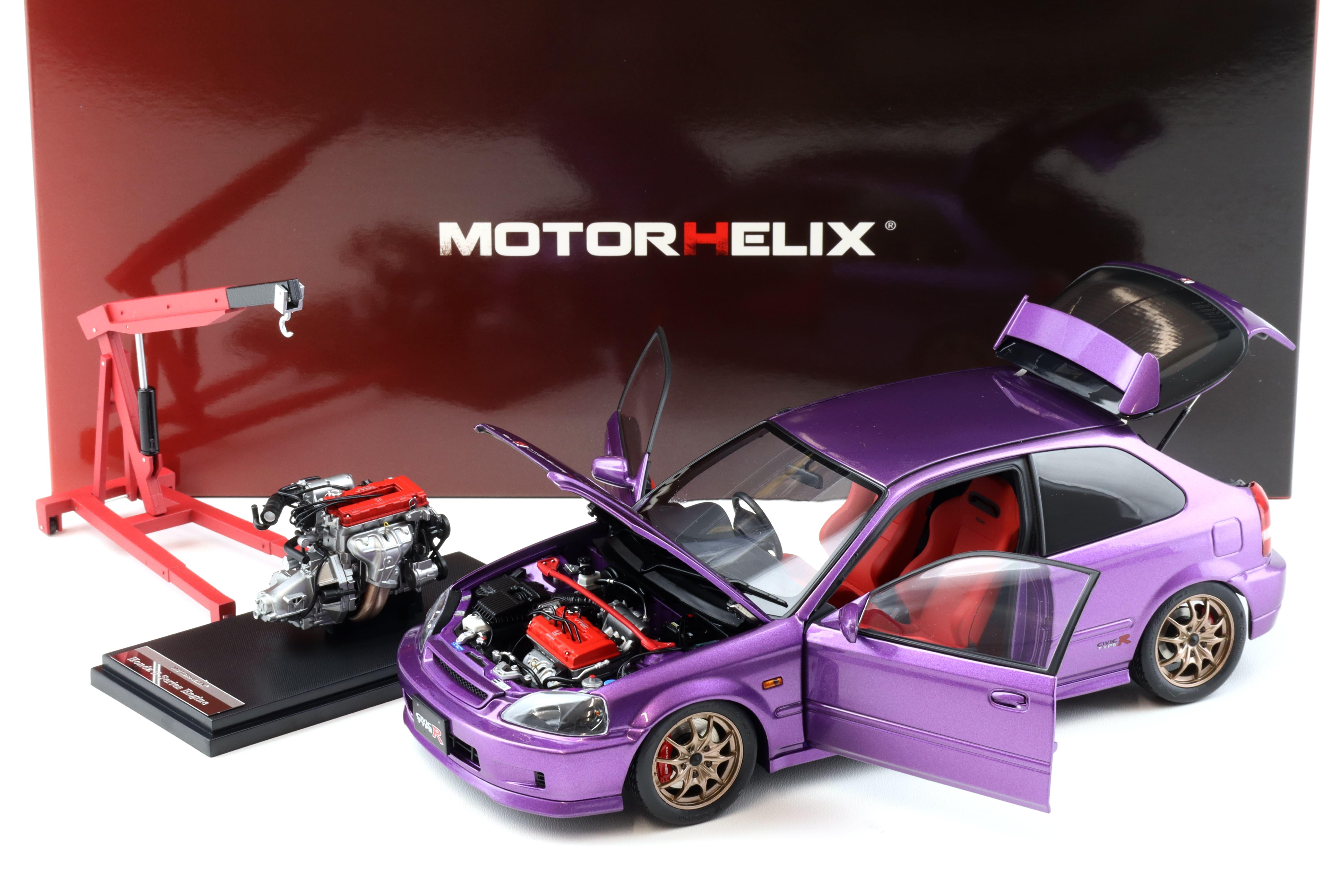 1:18 Motorhelix Honda Civic Type R (EK9) Customized Version