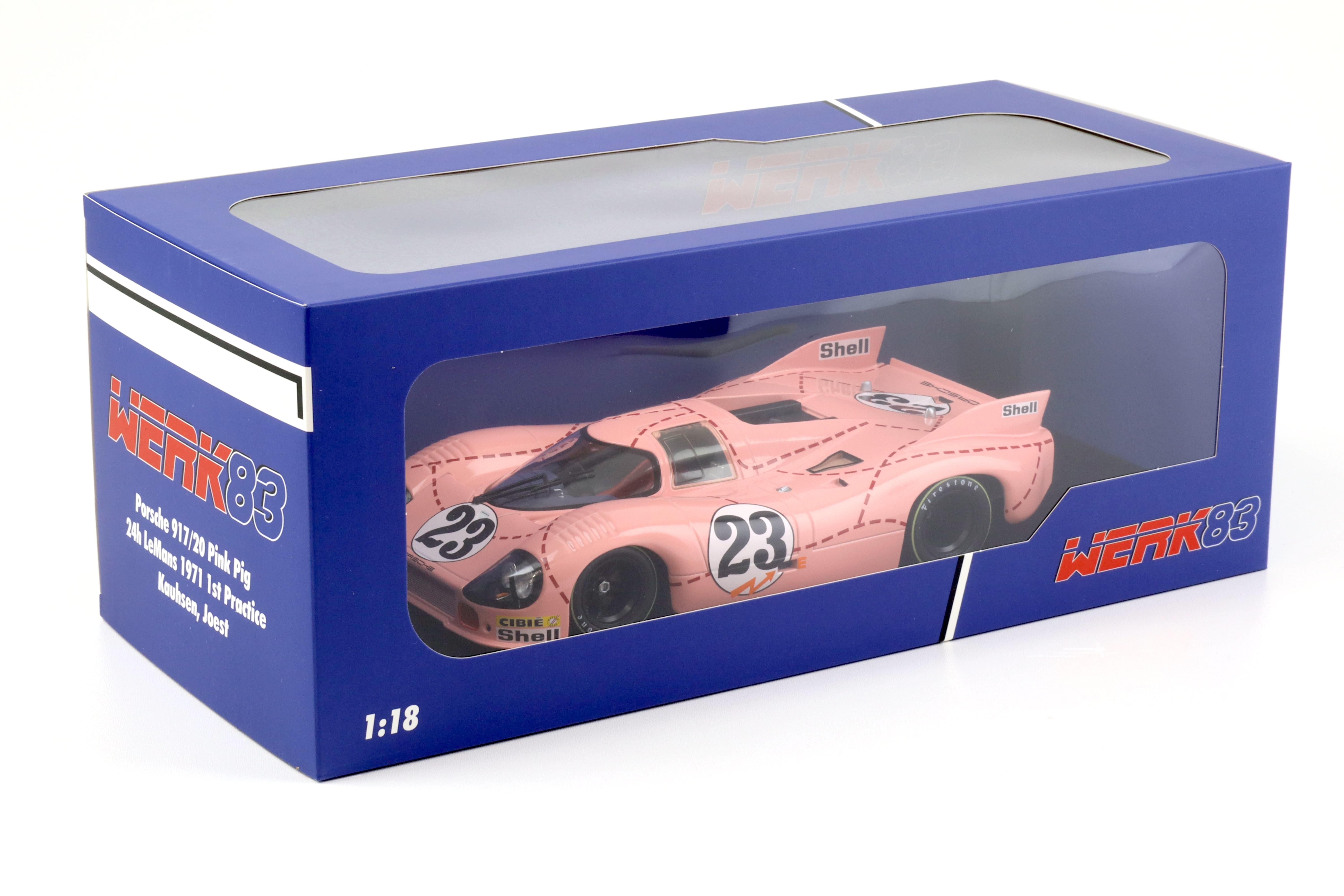1:18 WERK83 Porsche 917/20 Pink Pig 1st Practice 24h Le Mans