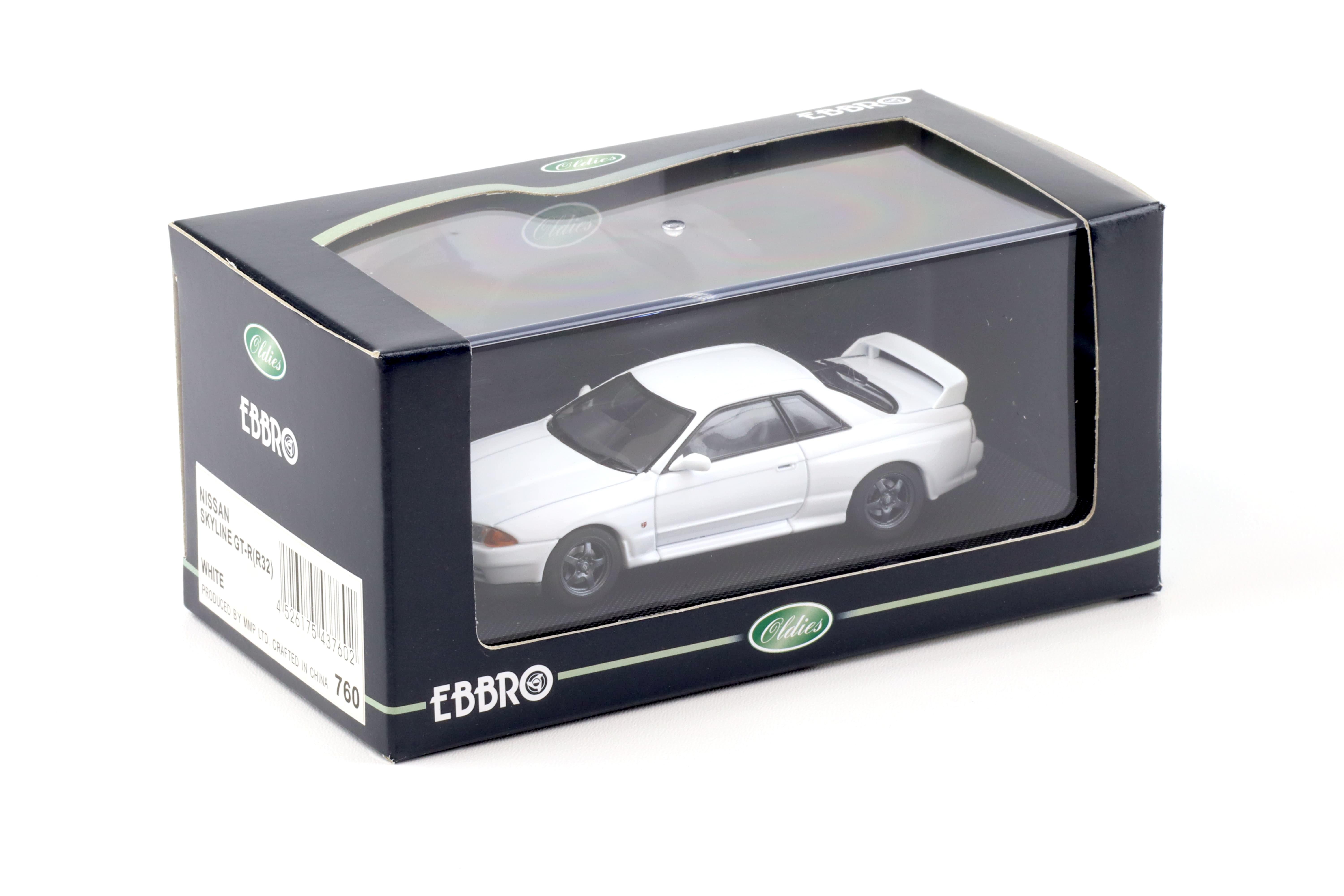 1:43 Ebbro Nissan Skyline GT-R R32 Coupe white 1989 | eBay