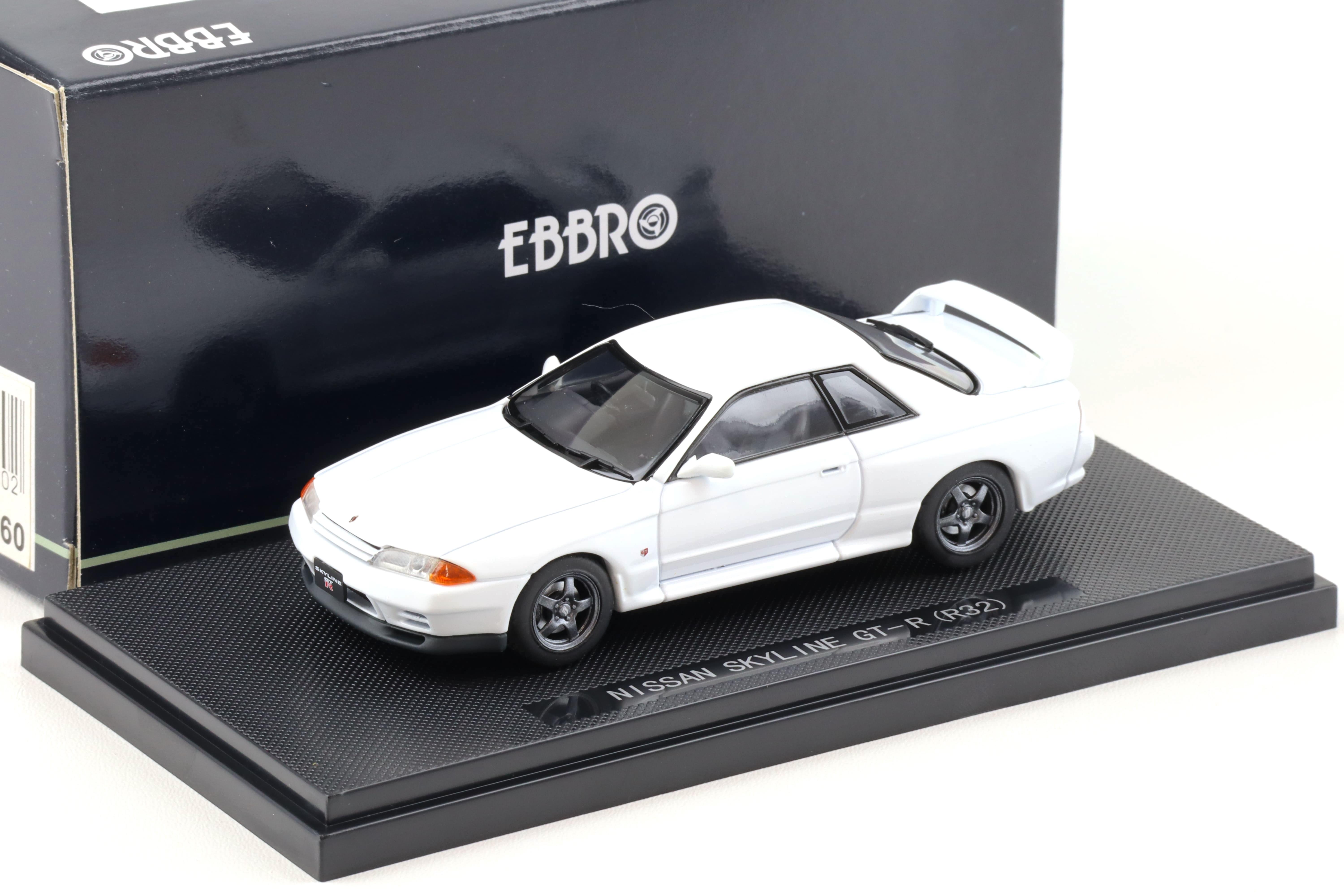 1:43 Ebbro Nissan Skyline GT-R R32 Coupe white 1989 | eBay