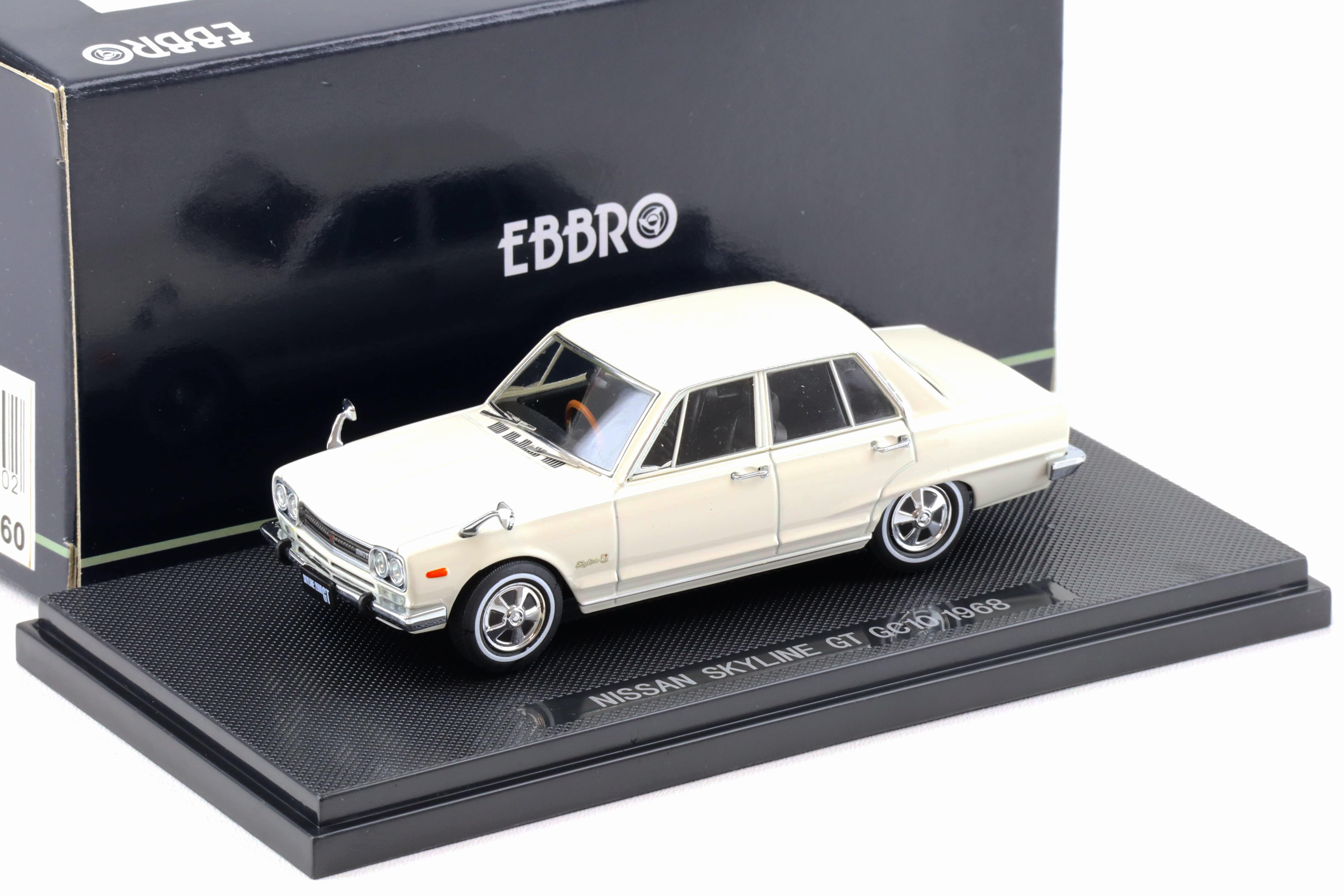 1:43 Ebbro Nissan Skyline GT GC10 1968 white | eBay