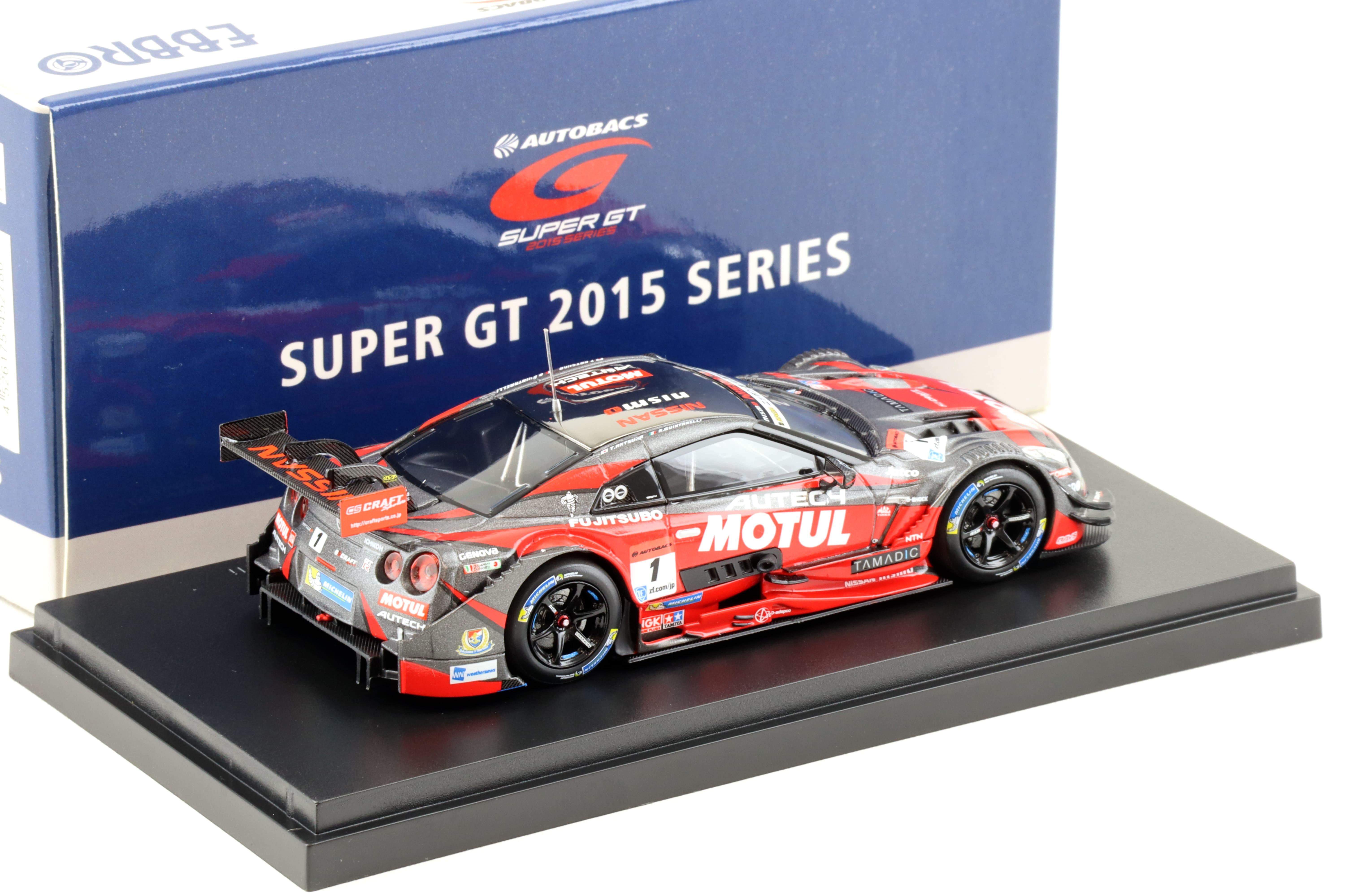 1:43 Ebbro Nissan GT-R Super GT500 Rd.1 Okayama 2015 MOTUL