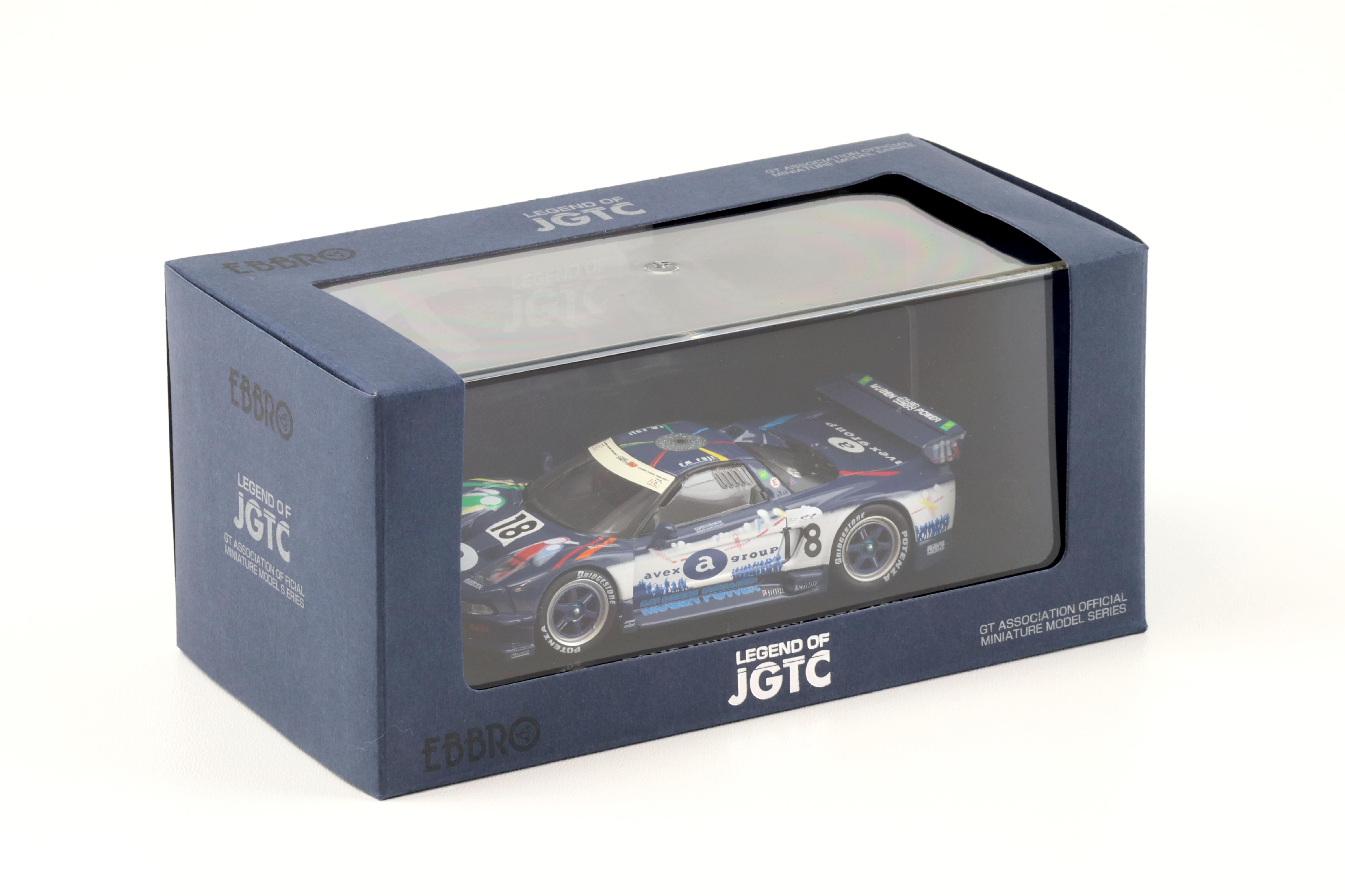 1:43 Ebbro Honda NSX avex DOME MUGEN NSX #18 JGTC 1997
