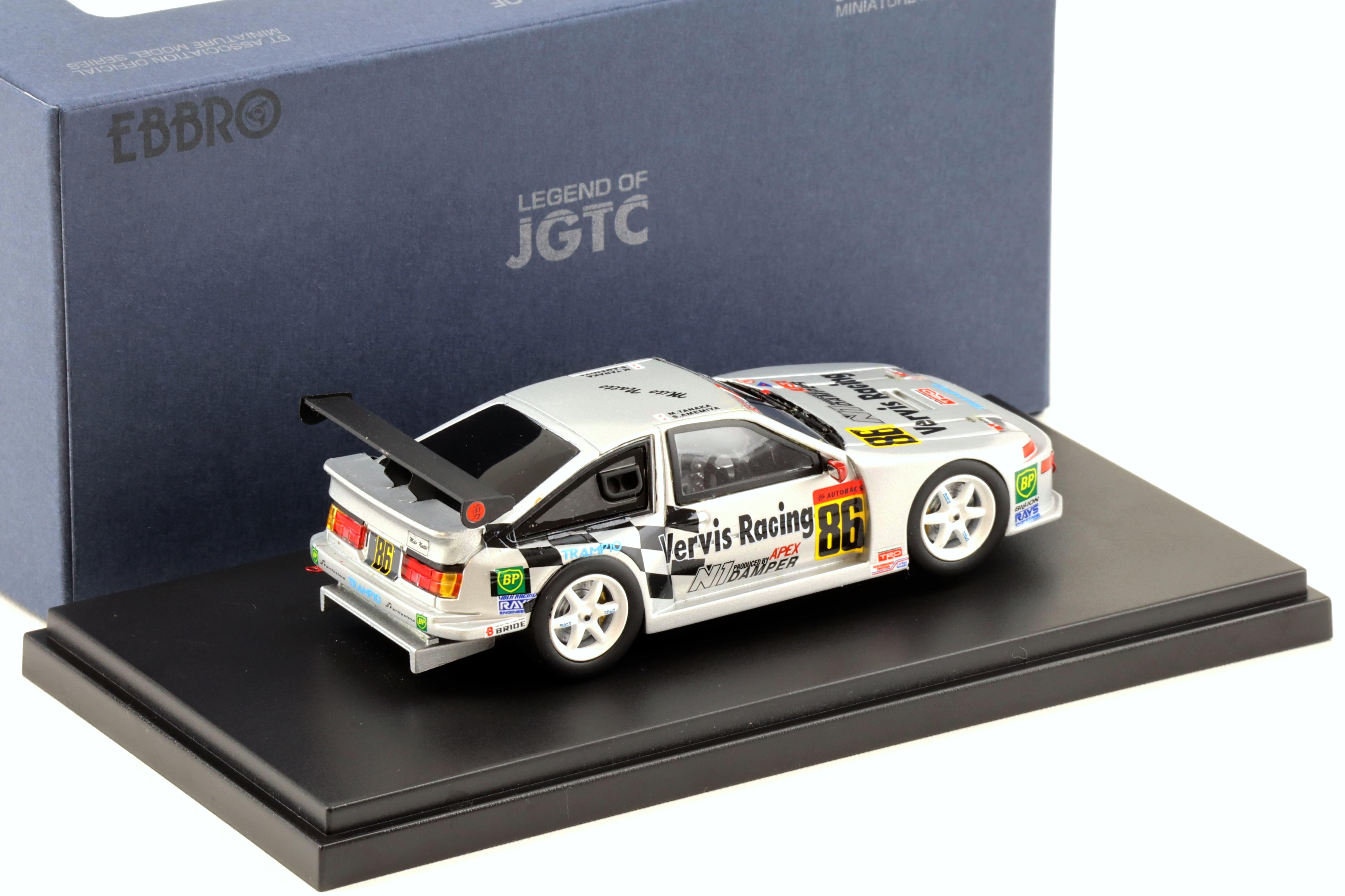 Ebbro 1/43 Toyota Trueno AE86 BP Apex JGTC 1999 Vervis