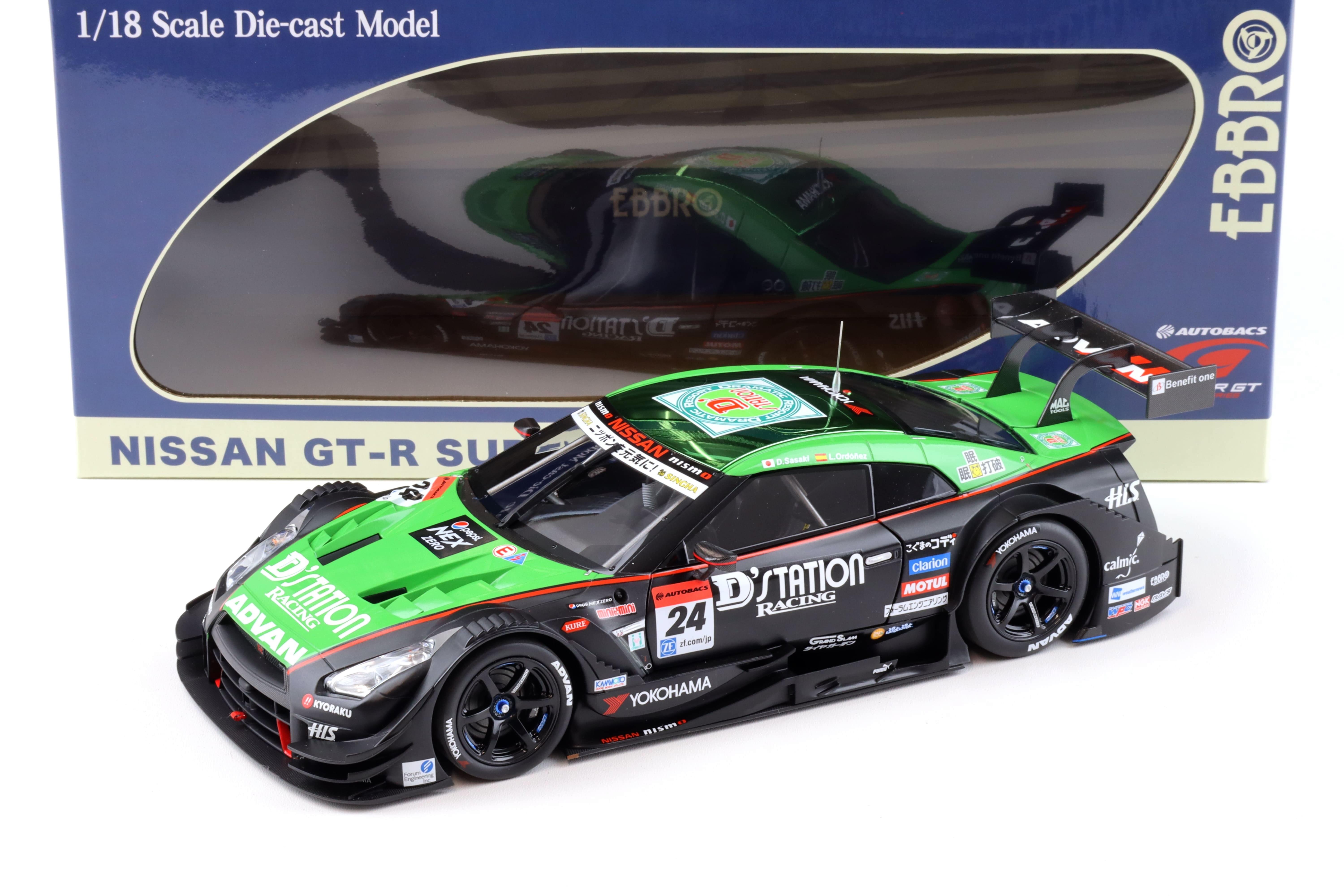 1:18 Ebbro Nissan GT-R Super GT500 2015 Rd.1 Okayama D