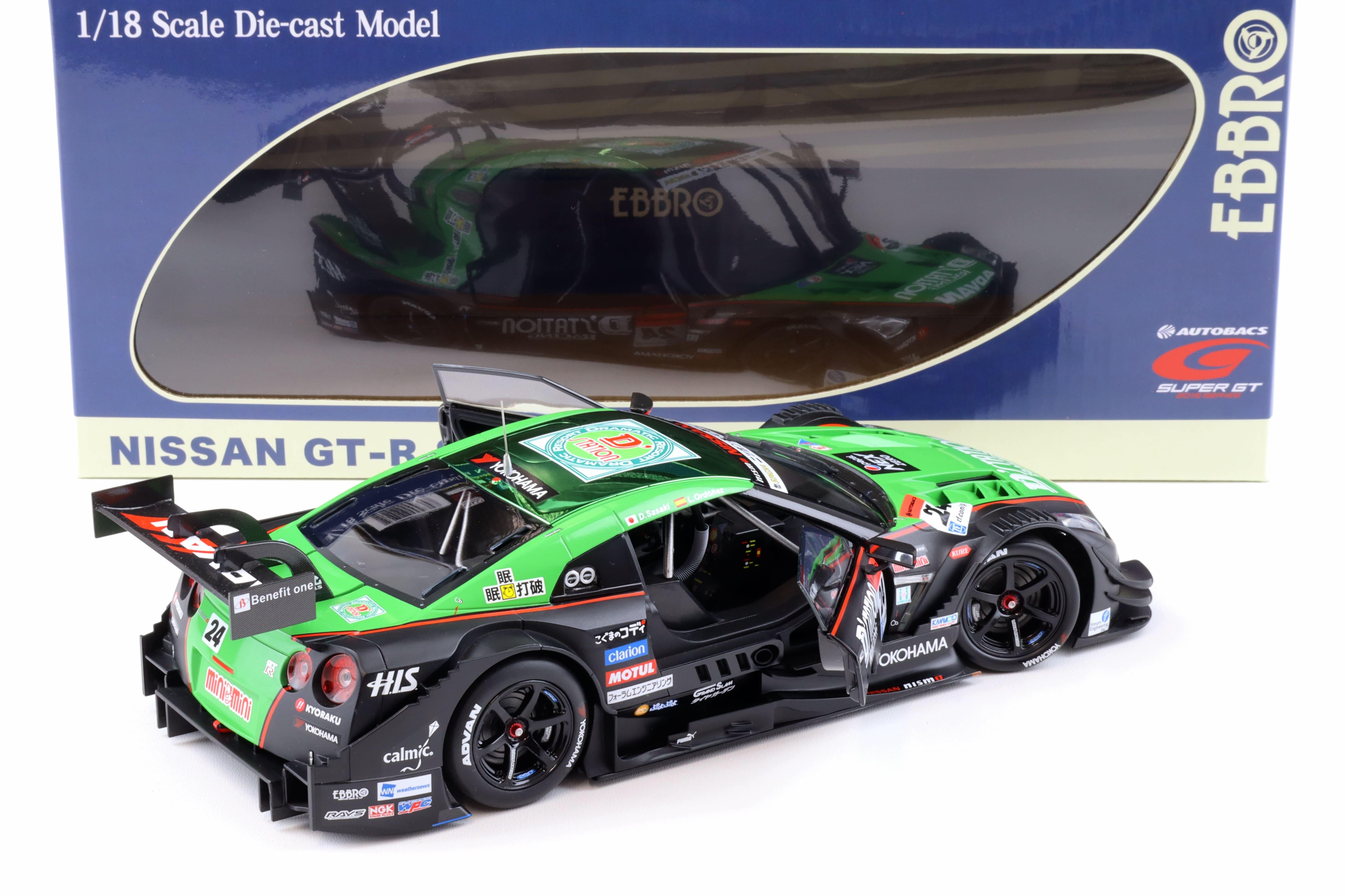 1:18 Ebbro Nissan GT-R Super GT500 2015 Rd.1 Okayama D