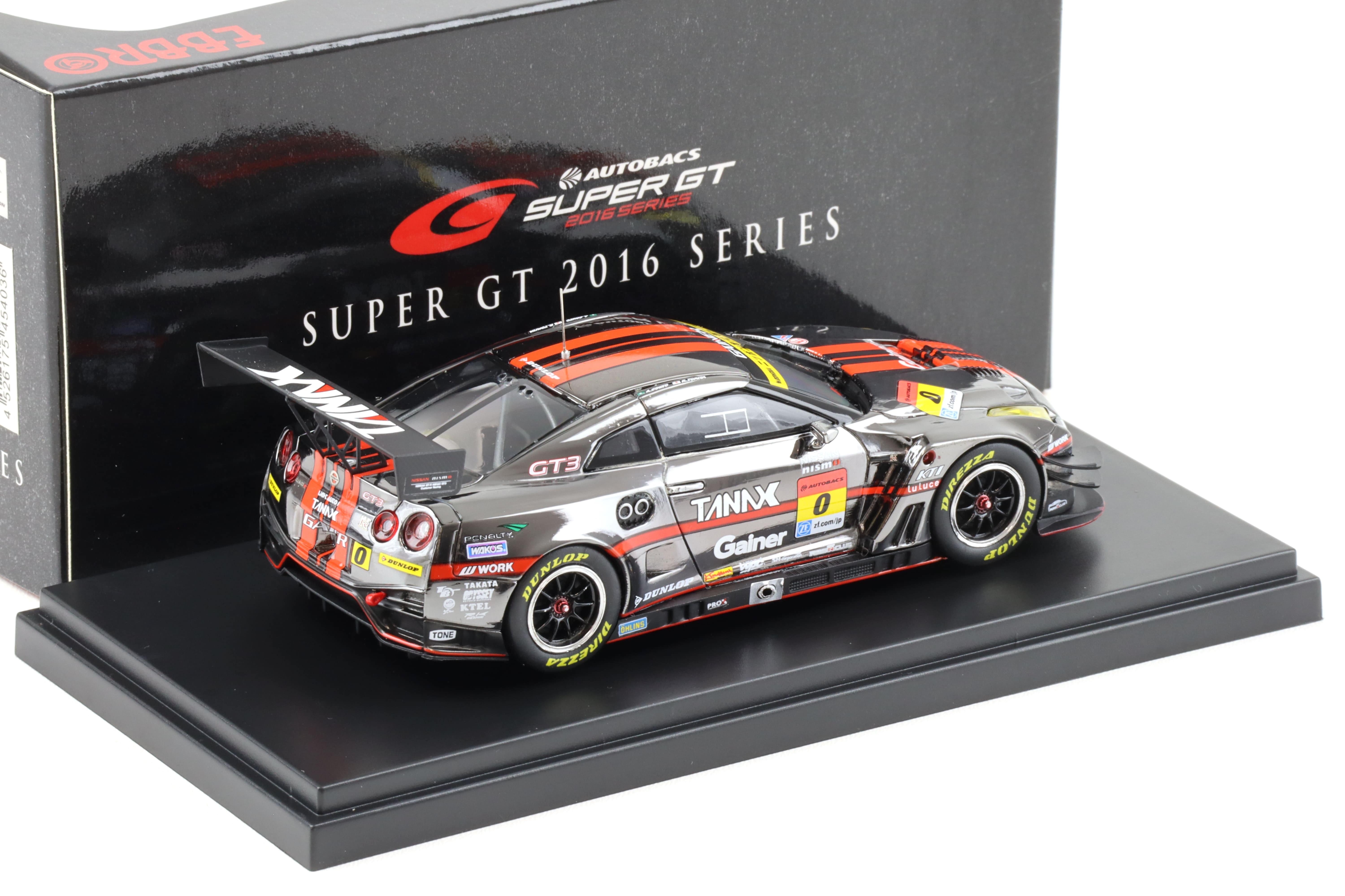 ミニカー EBBRO GAINER TANAX GT-R 2016 Amazon | エブロ 1/43 GAINER TANAX GT-R SUPER GT GT300 2016