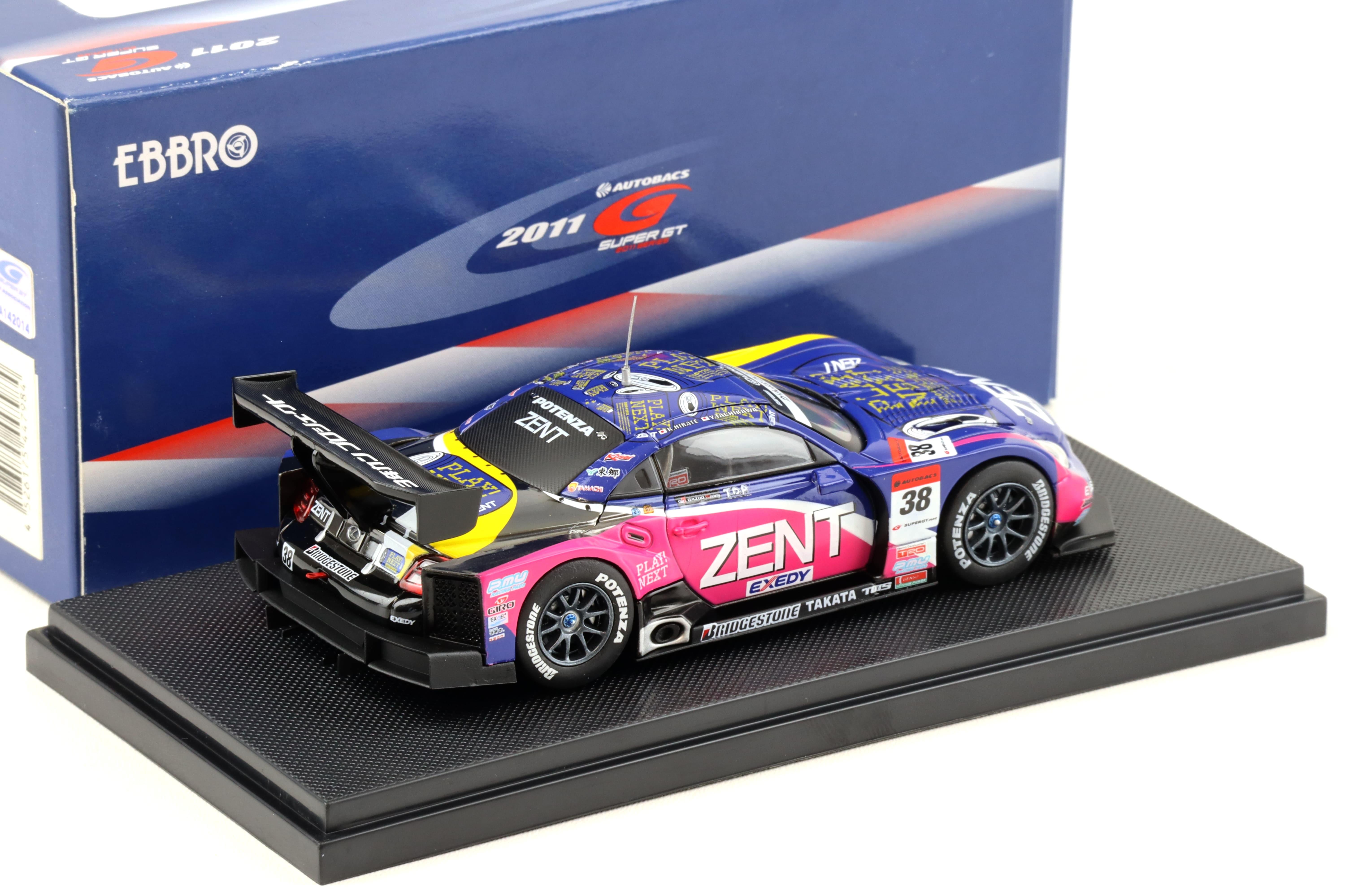 1:43 Ebbro Lexus SC430 Super GT500 ZENT CERUMO SC430 2011 #38