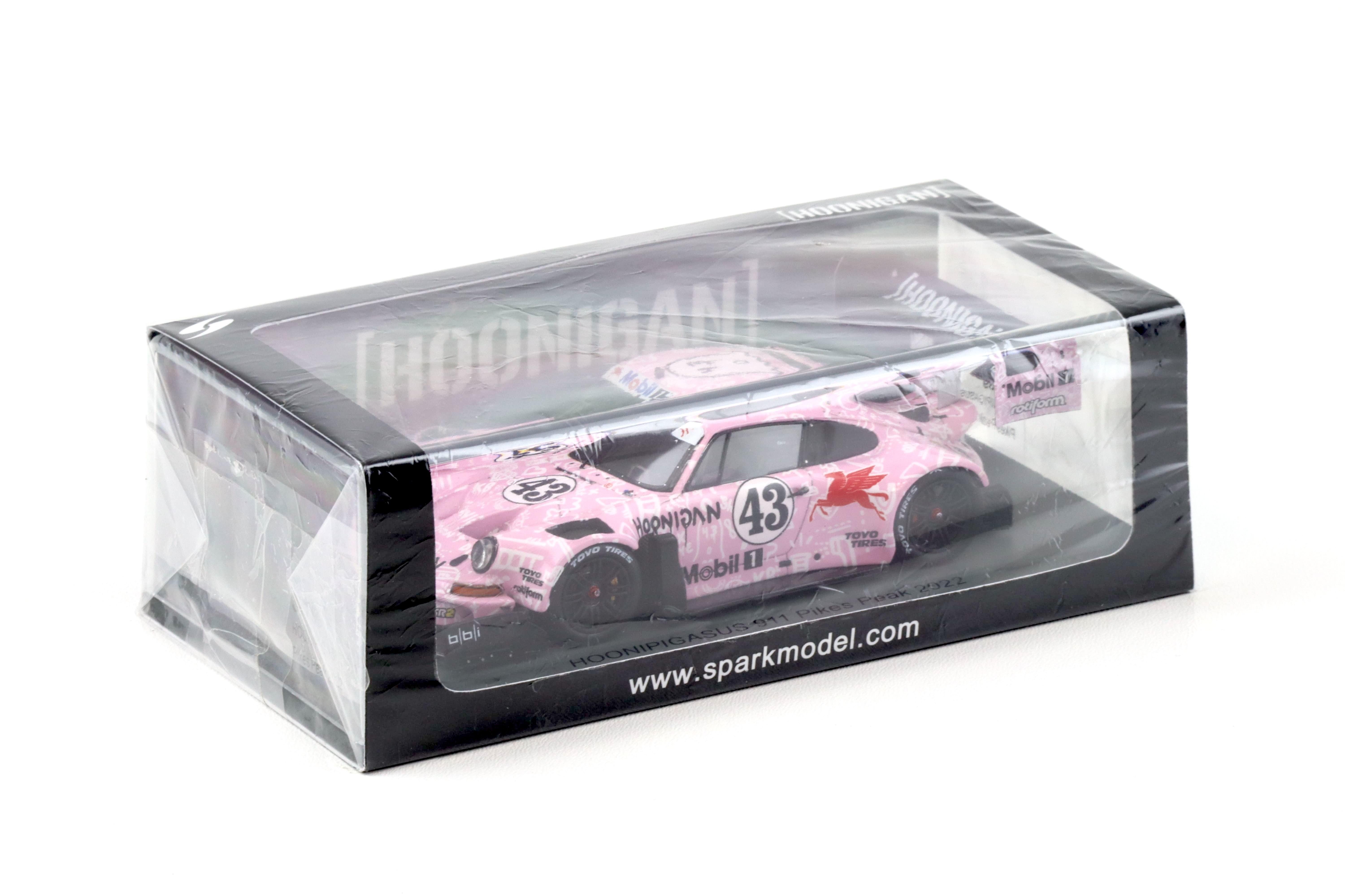 1/43 Spark 2022 Porsche 911 No.43 Pikes Peak Hoonipigasus