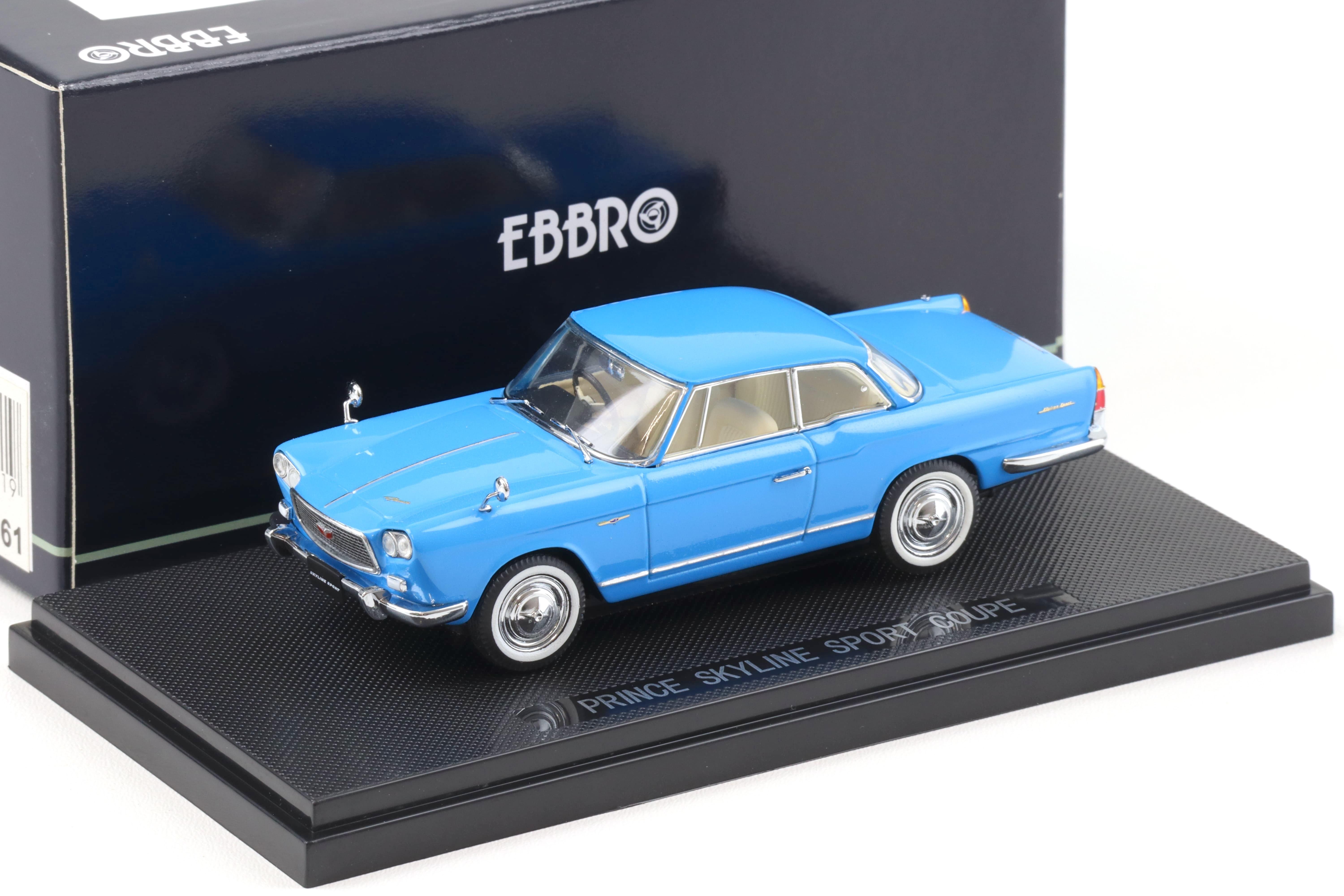 1:43 Ebbro Nissan Prince Skyline Sport Coupe 1962 blue | eBay