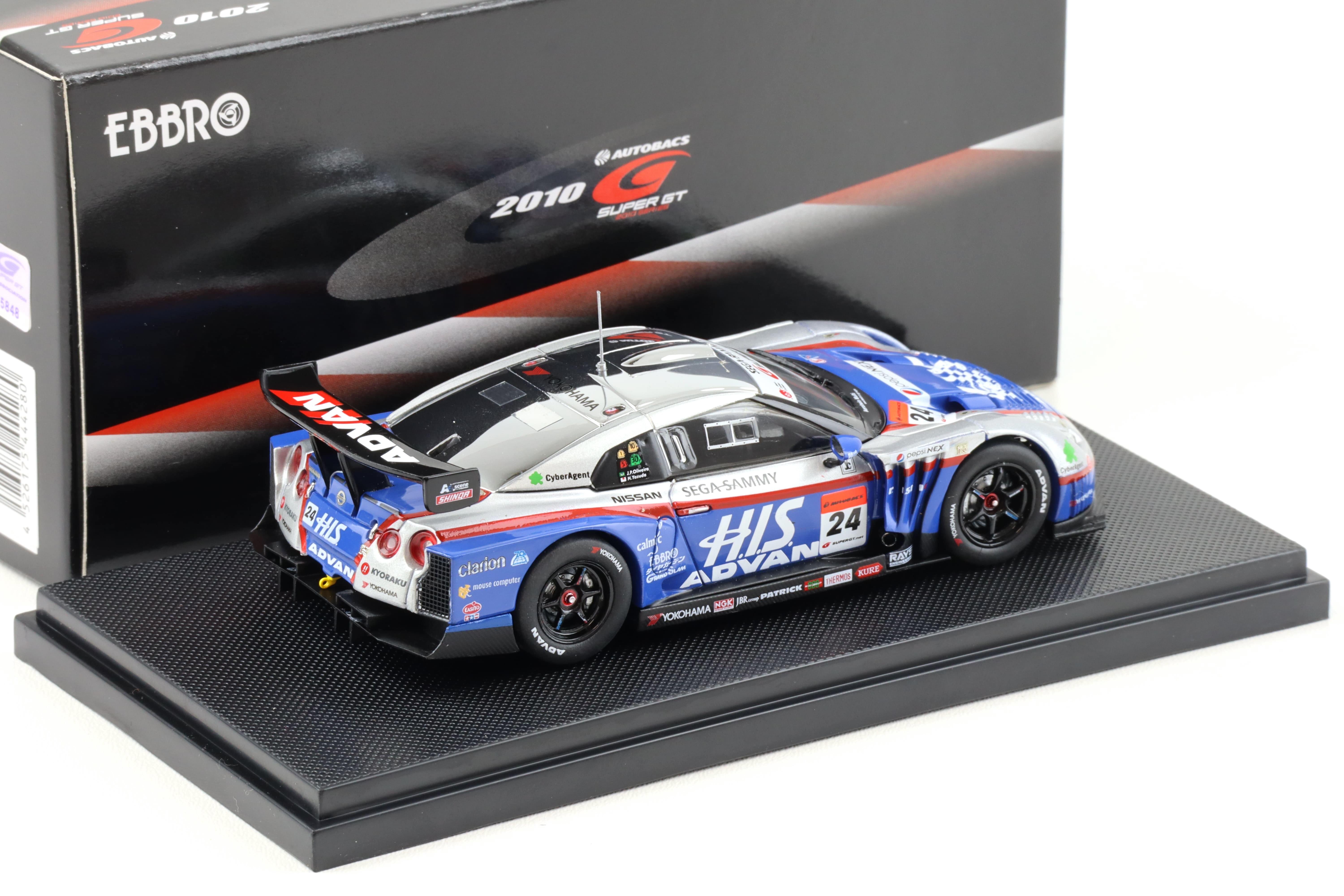 ミニカー HIS ADAVAN KONDO GT-R SGT500 2010 エブロ HIS ADVAN KONDO GT-R SGT500 2010 Sepang （1/43