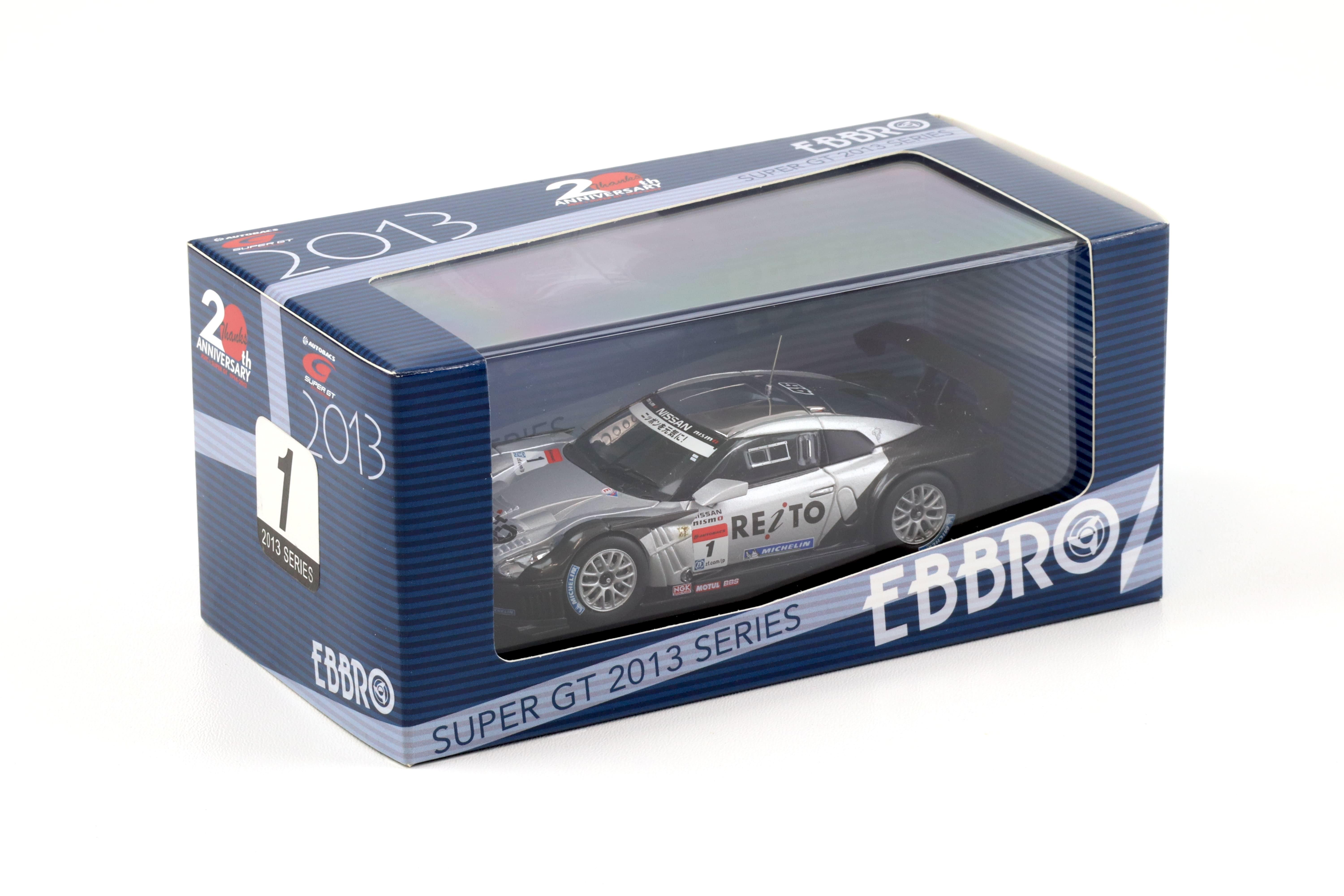 1:43 Ebbro Nissan GT-R Super GT500 REITO MOLA GT-R 2013 Okayama