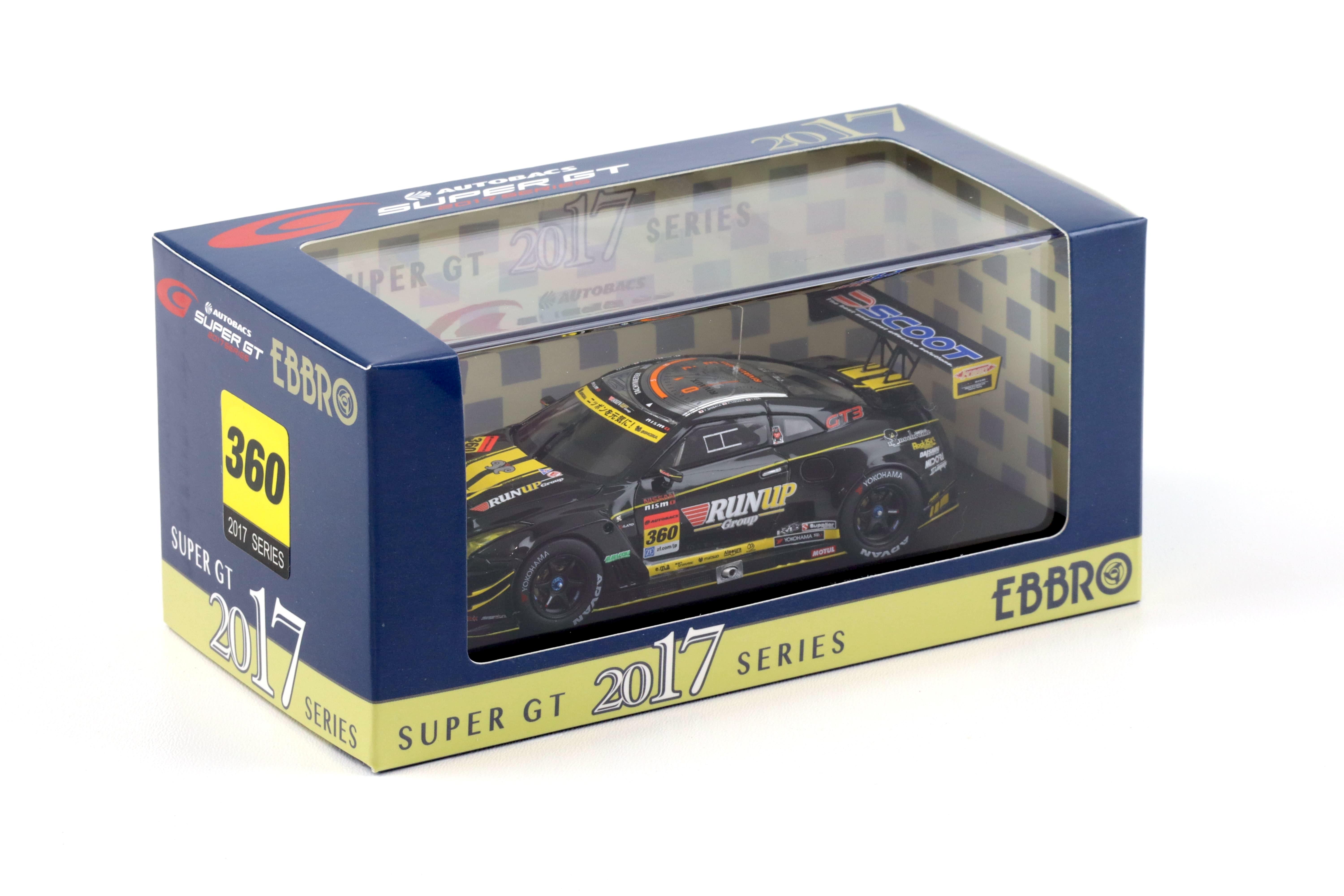 1:43 Ebbro Nissan GT-R R35 Super GT300 RUNUP GT-R 2017 #360